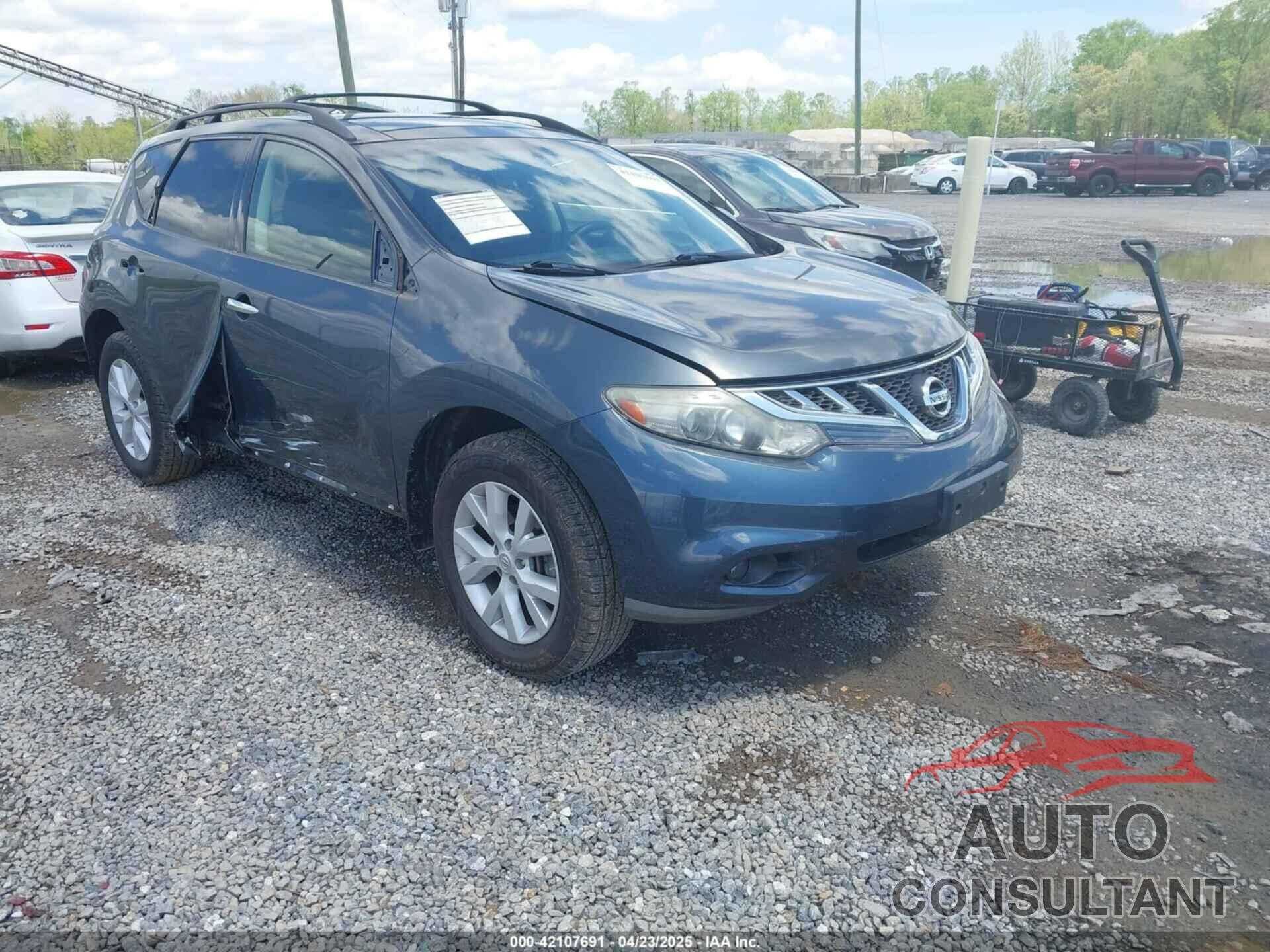 NISSAN MURANO 2012 - JN8AZ1MW5CW208914