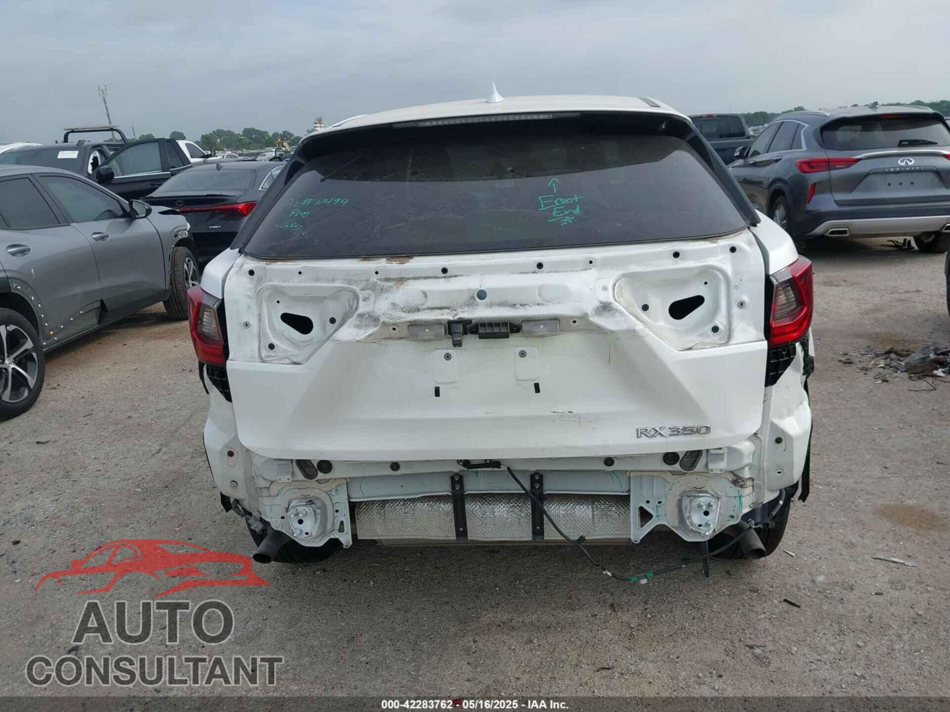 LEXUS RX 350 2017 - 2T2ZZMCA1HC080950