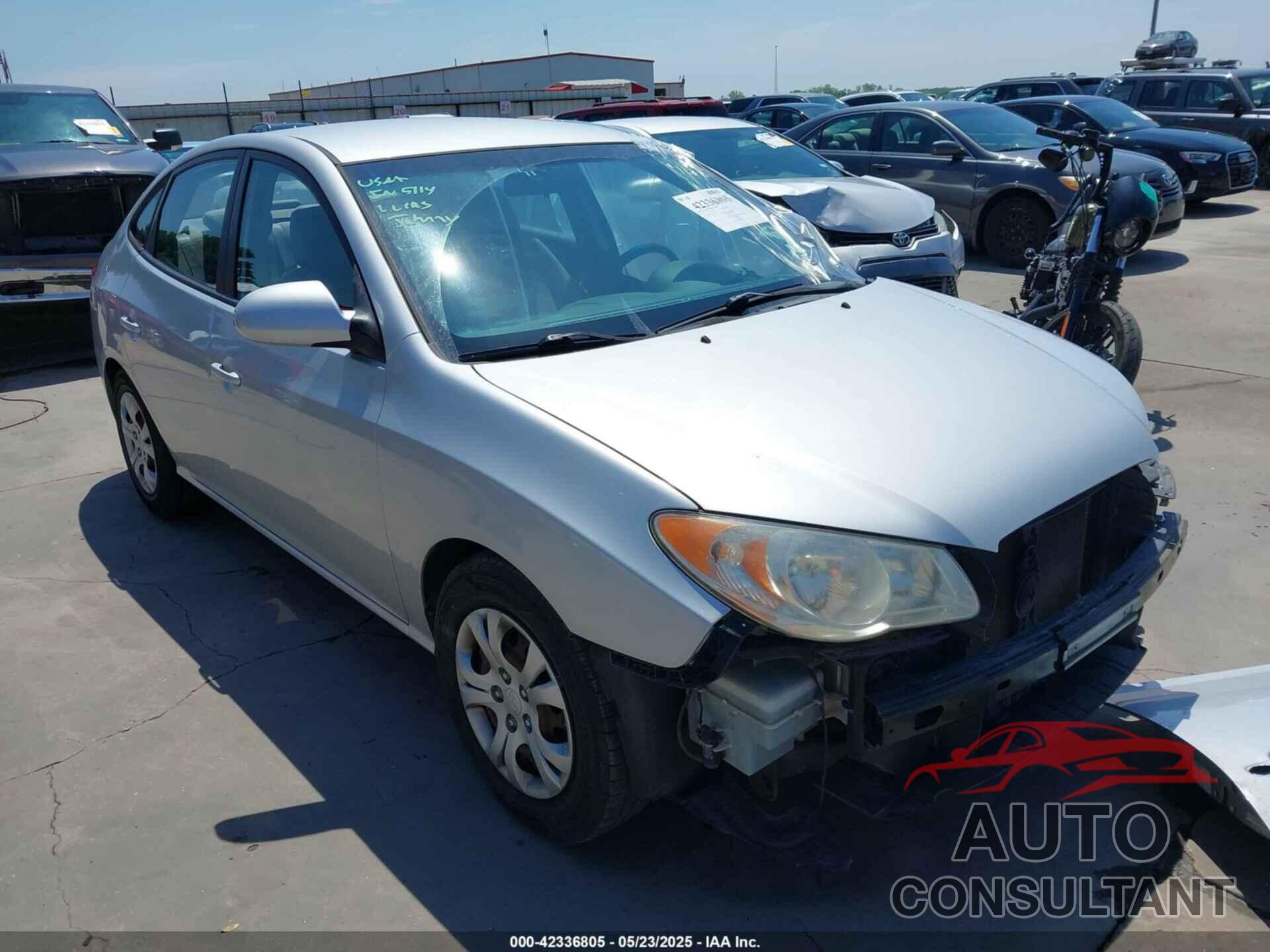 HYUNDAI ELANTRA 2010 - KMHDU4AD9AU874304