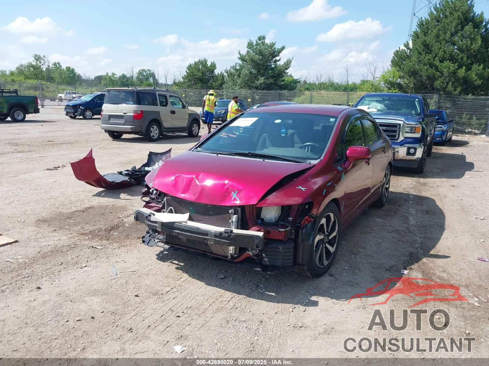 HONDA CIVIC 2011 - 2HGFA1F57BH548173