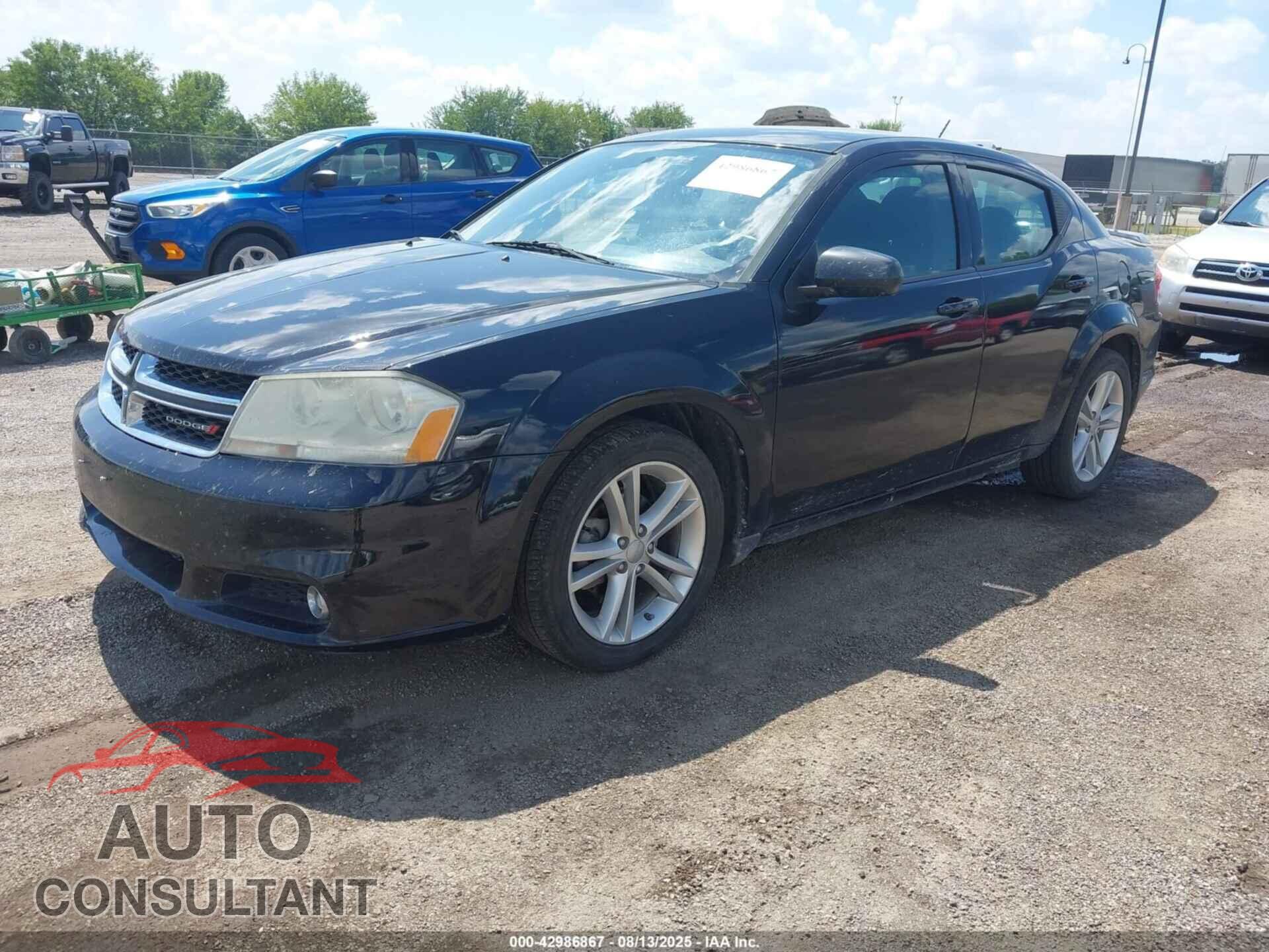 DODGE AVENGER 2013 - 1C3CDZCB9DN675331