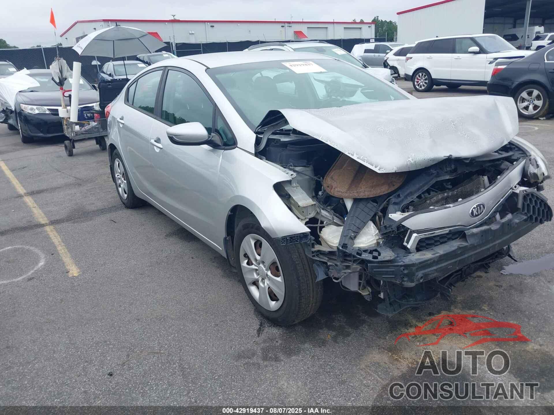KIA FORTE 2015 - KNAFK4A6XF5268786