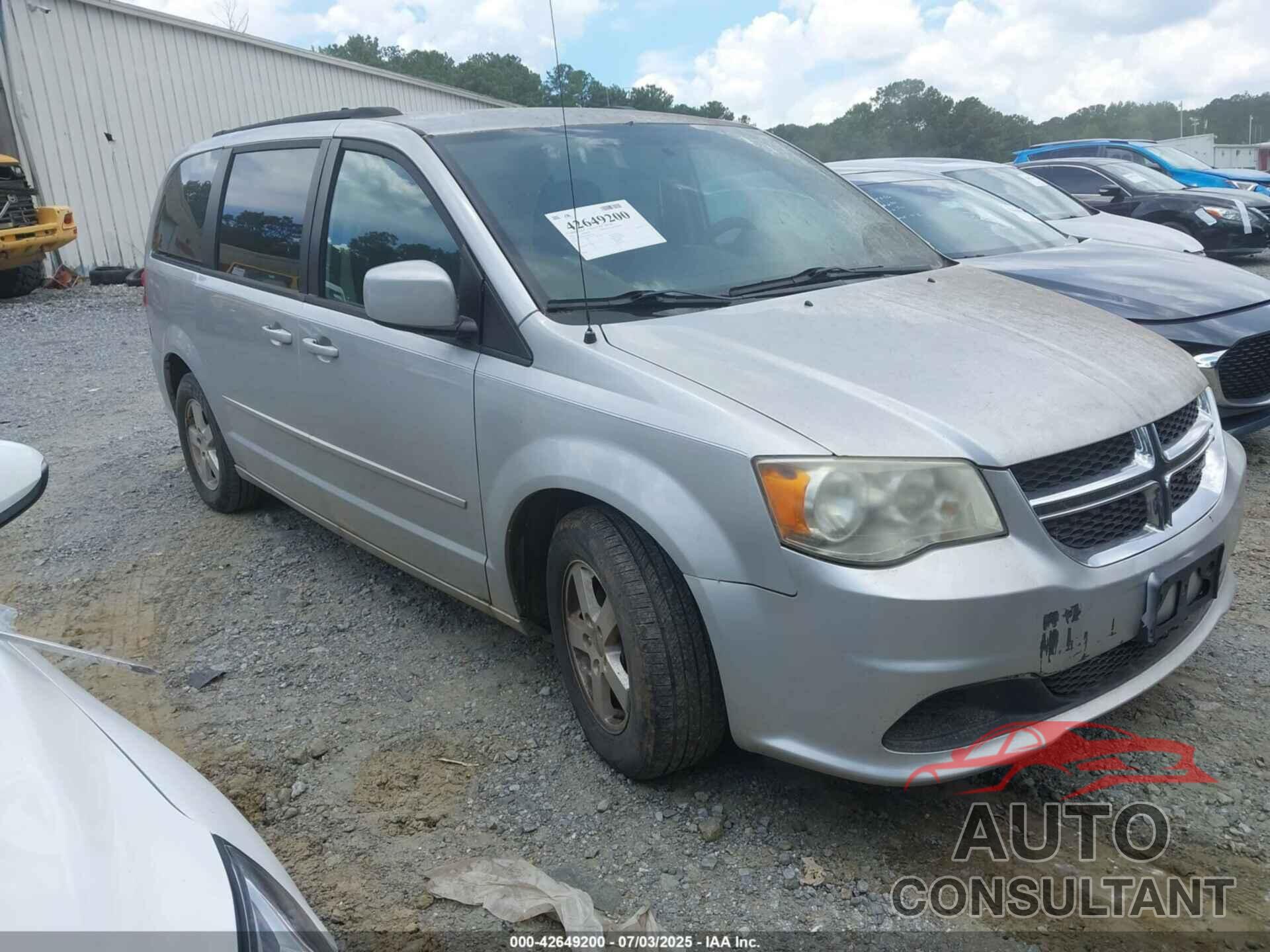 DODGE GRAND CARAVAN 2012 - 2C4RDGCG0CR154196