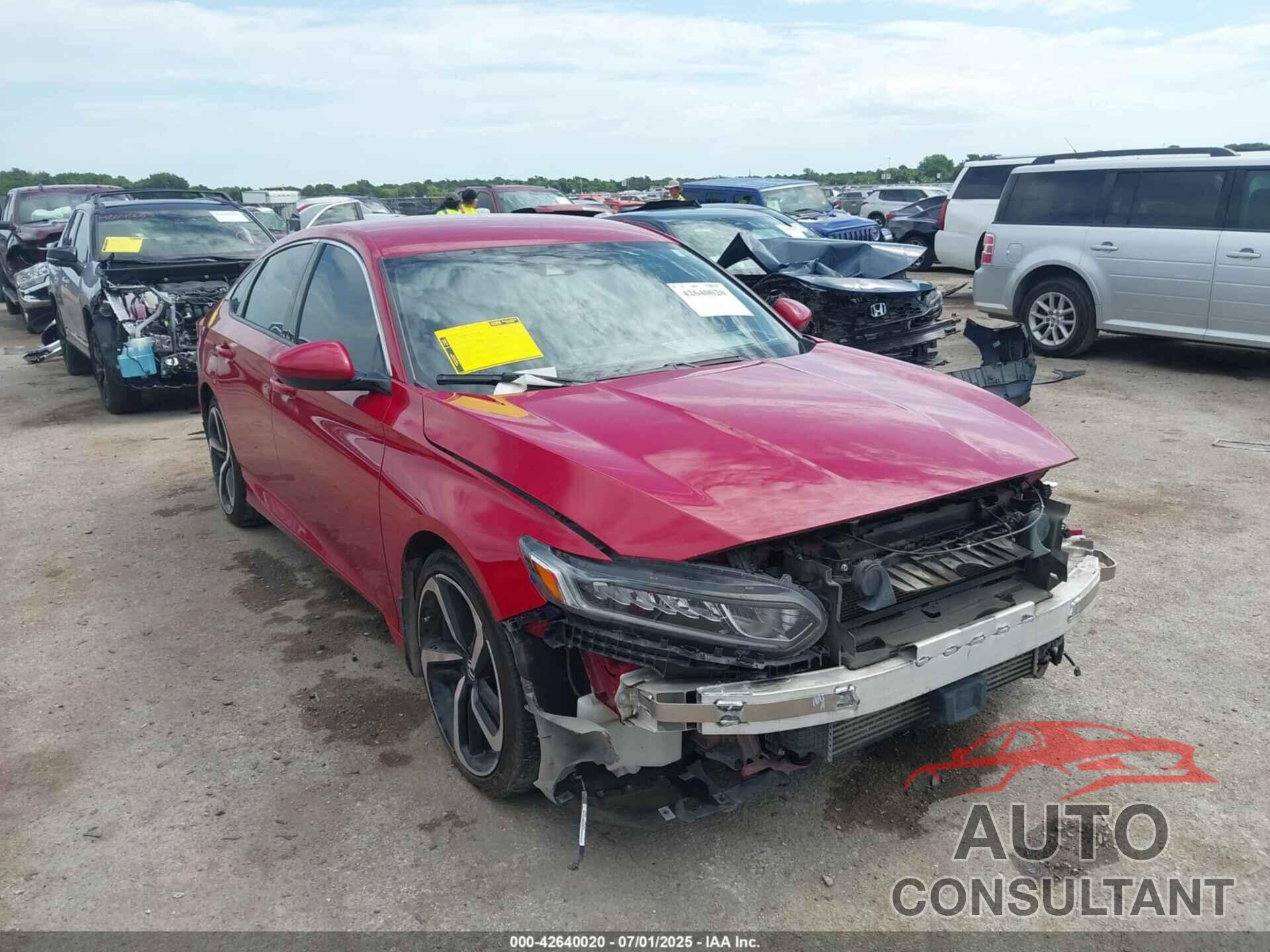 HONDA ACCORD 2018 - 1HGCV1F32JA263867