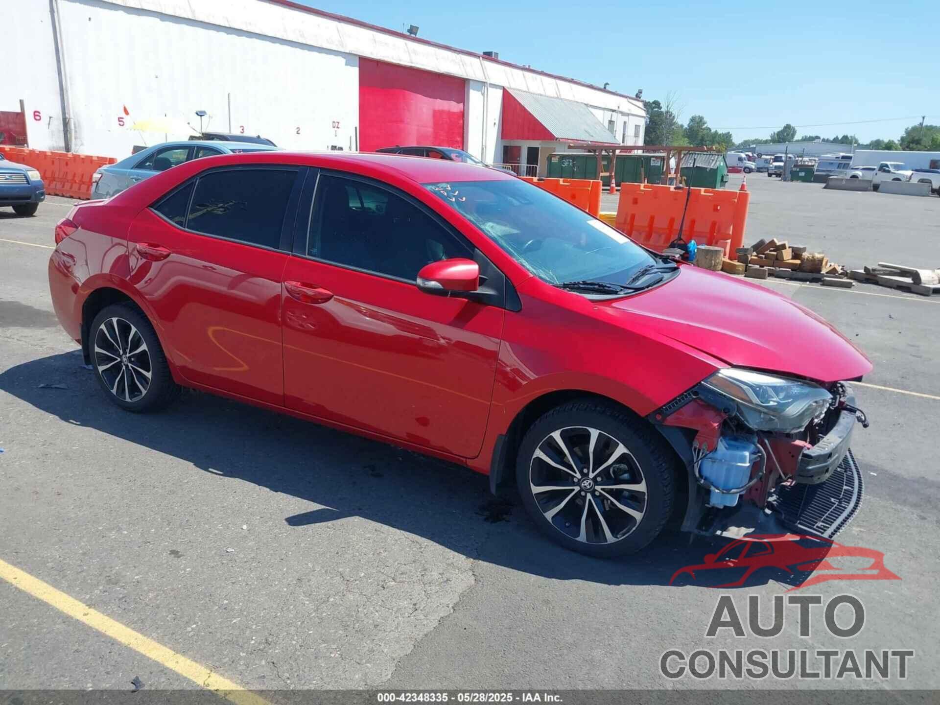 TOYOTA COROLLA 2017 - 2T1BURHE2HC961640