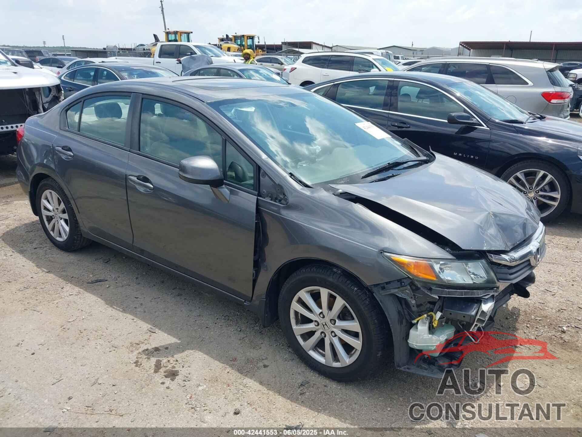 HONDA CIVIC 2012 - 2HGFB2F92CH501768