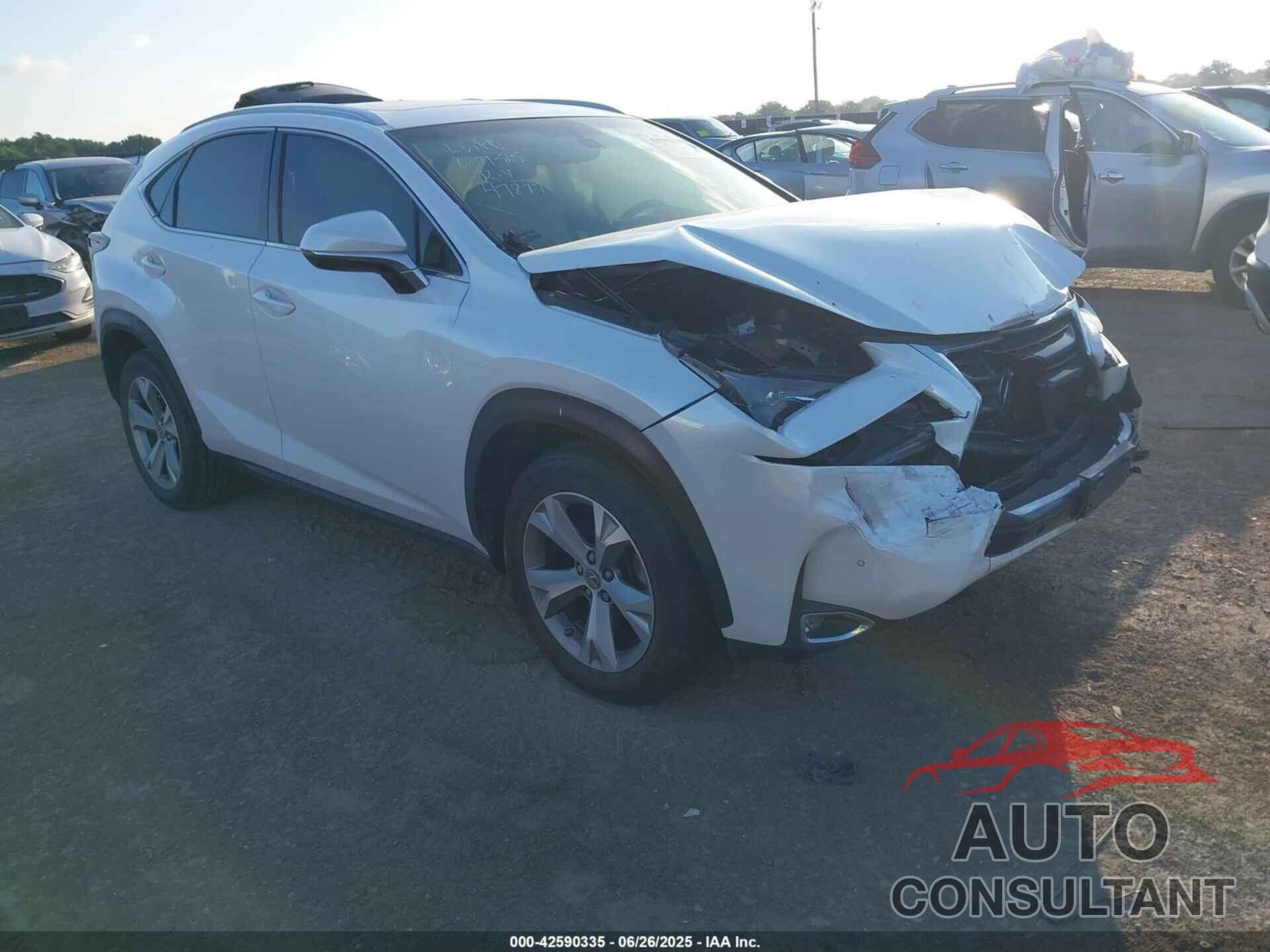 LEXUS NX 2017 - JTJYARBZ0H2072636