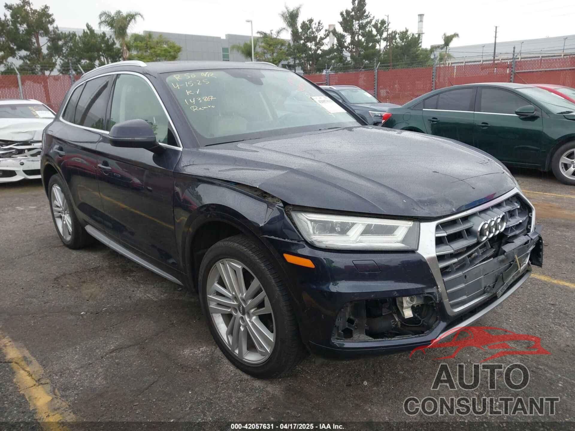 AUDI Q5 2019 - WA1BNAFY5K2049080