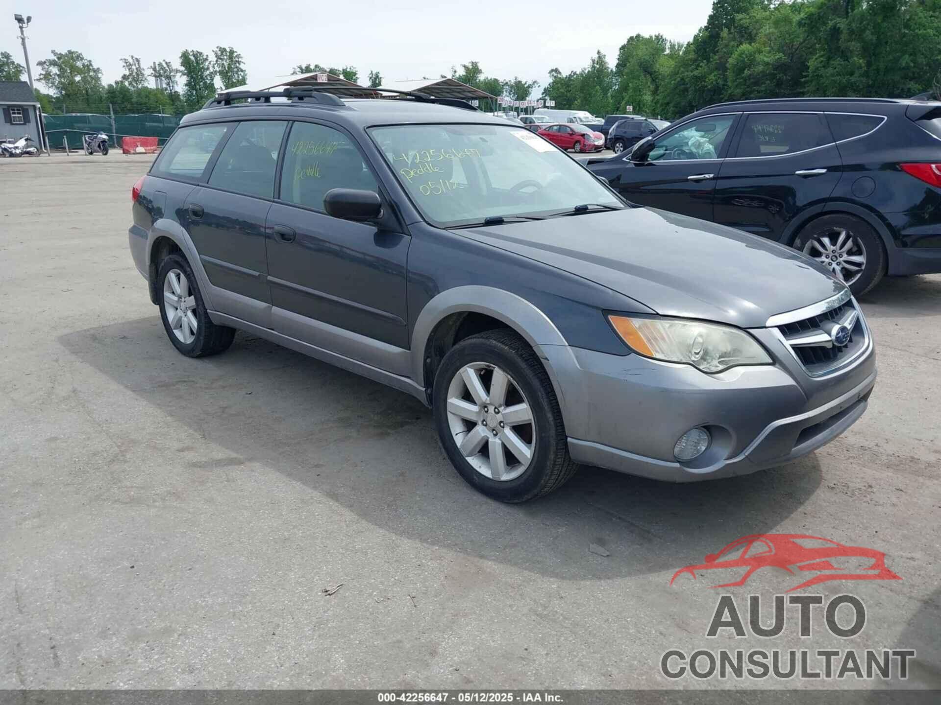 SUBARU OUTBACK 2009 - 4S4BP61C297326916