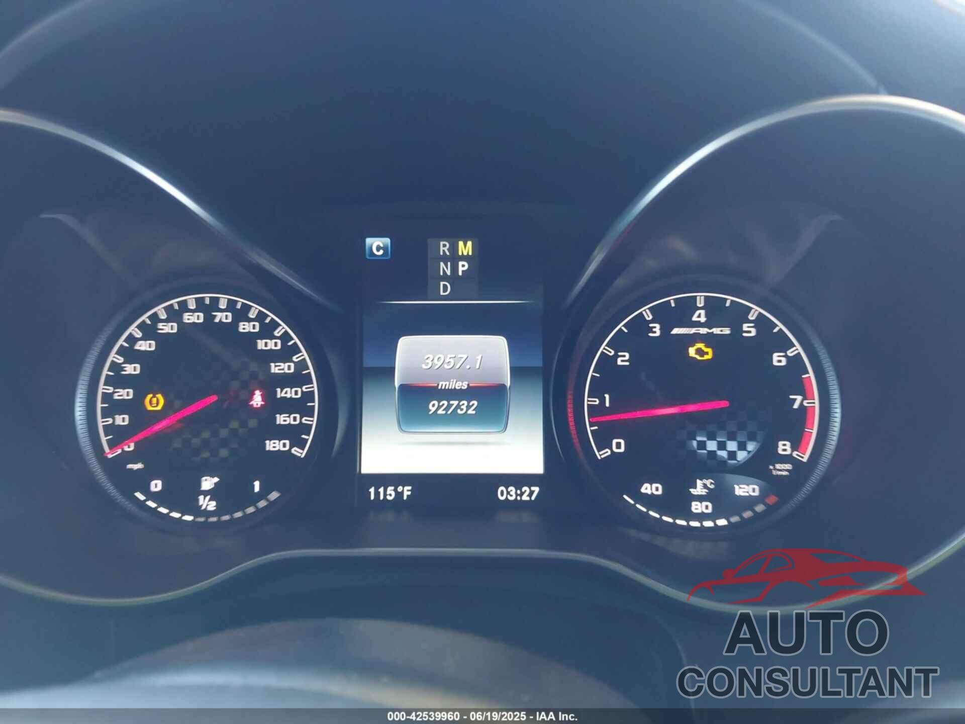 MERCEDES-BENZ AMG C 43 2017 - 55SWF6EB6HU187598