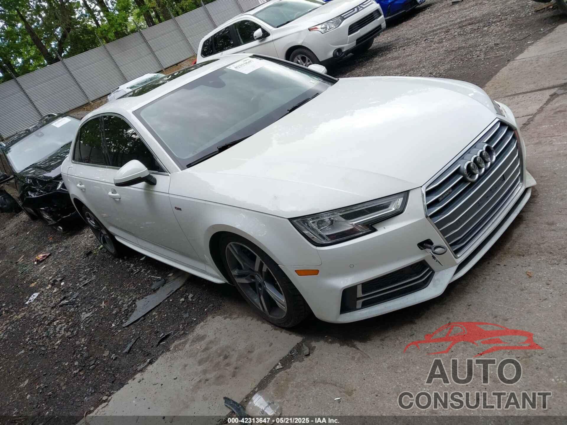 AUDI A4 2018 - WAUENAF46JA149268