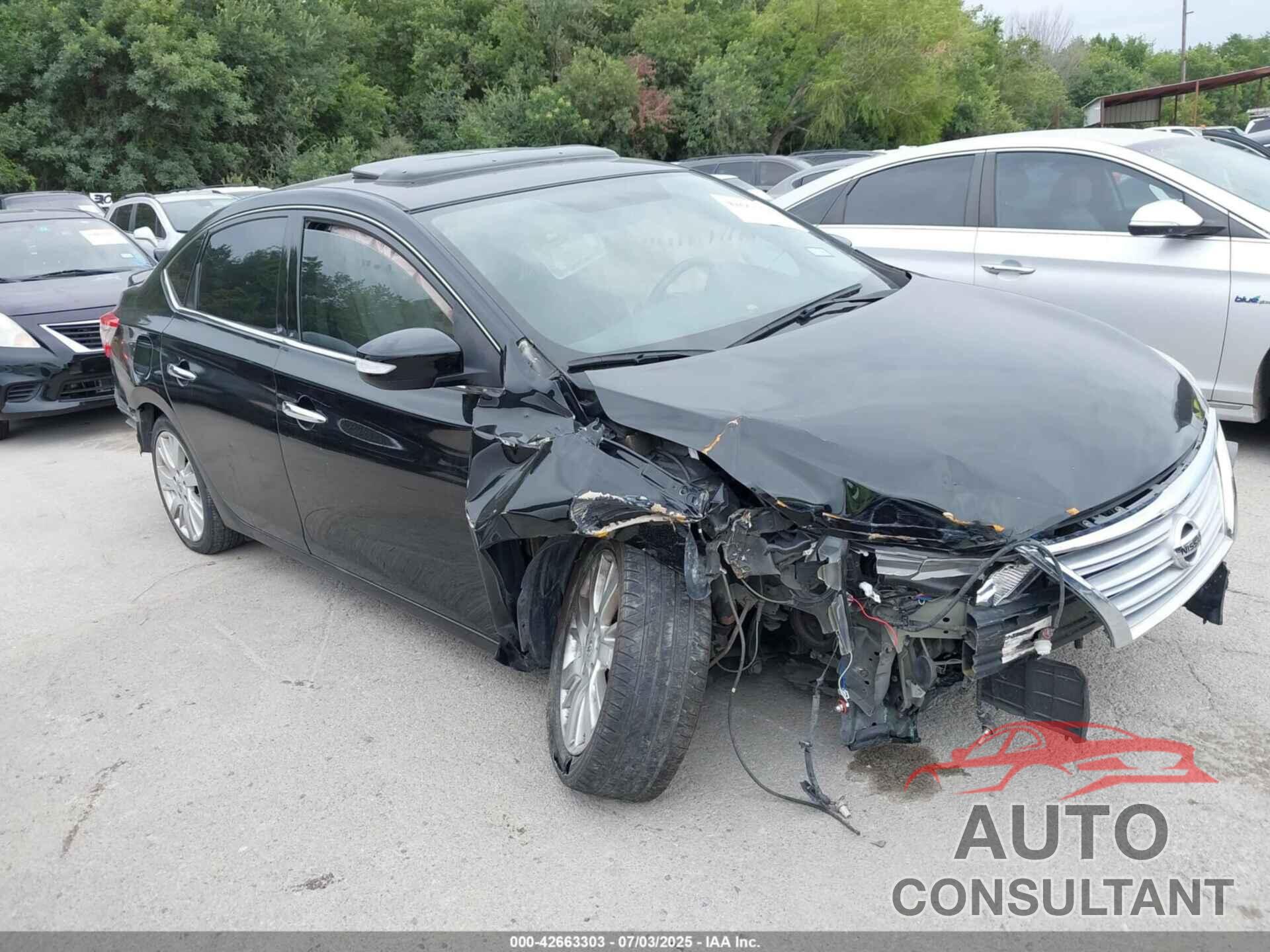 NISSAN SENTRA 2015 - 3N1AB7AP7FY259315