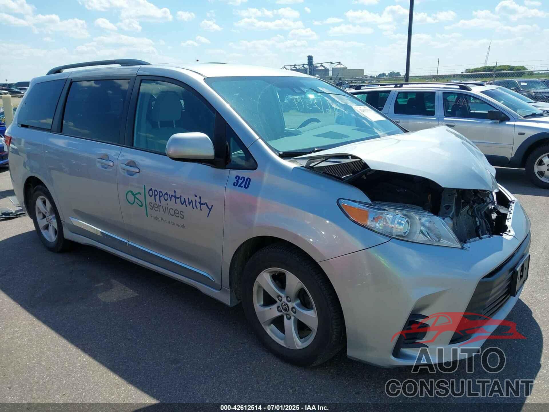 TOYOTA SIENNA 2020 - 5TDKZ3DC5LS087979