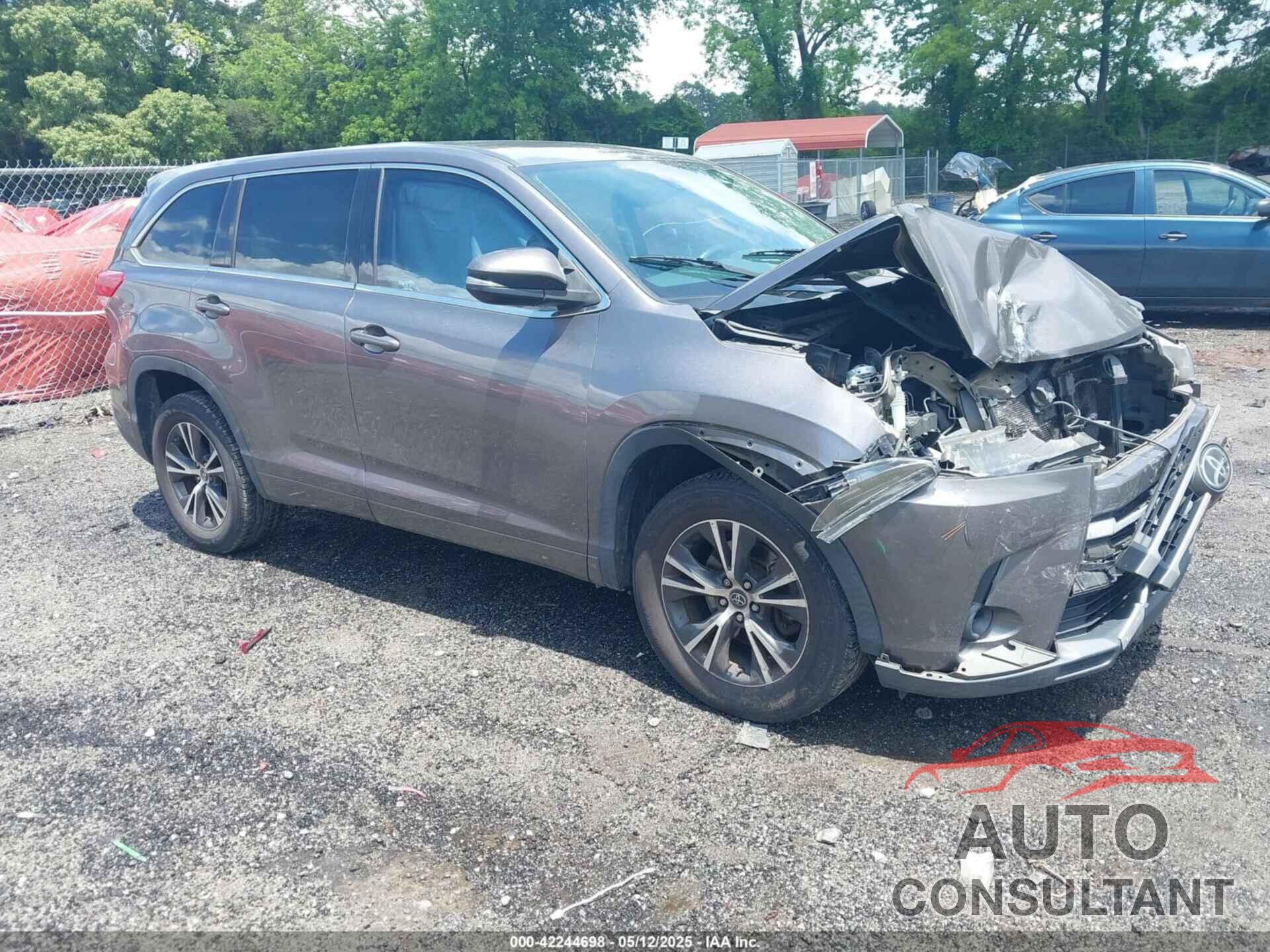 TOYOTA HIGHLANDER 2017 - 5TDZZRFH9HS220258
