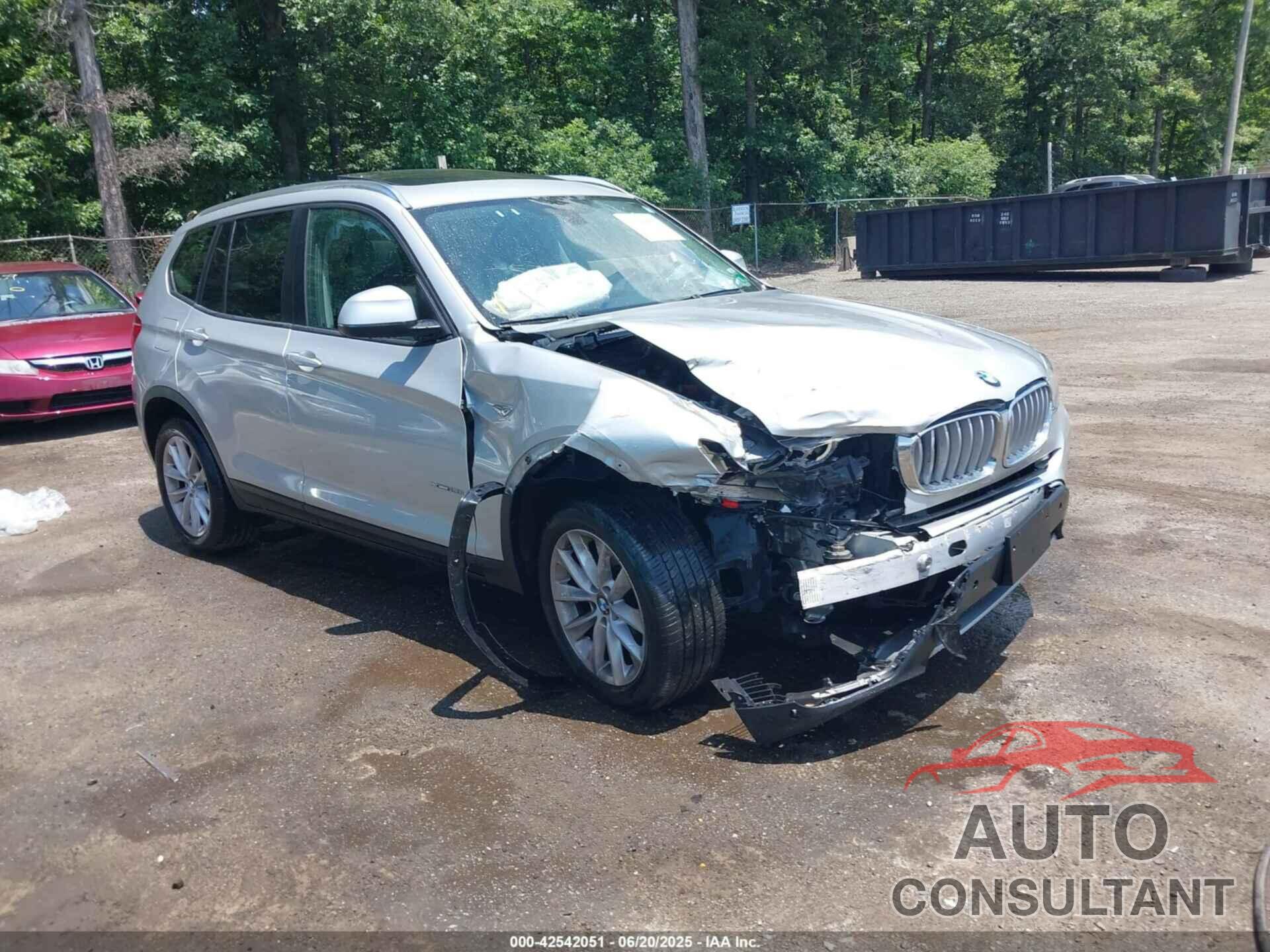 BMW X3 2015 - 5UXWX9C57F0D54934