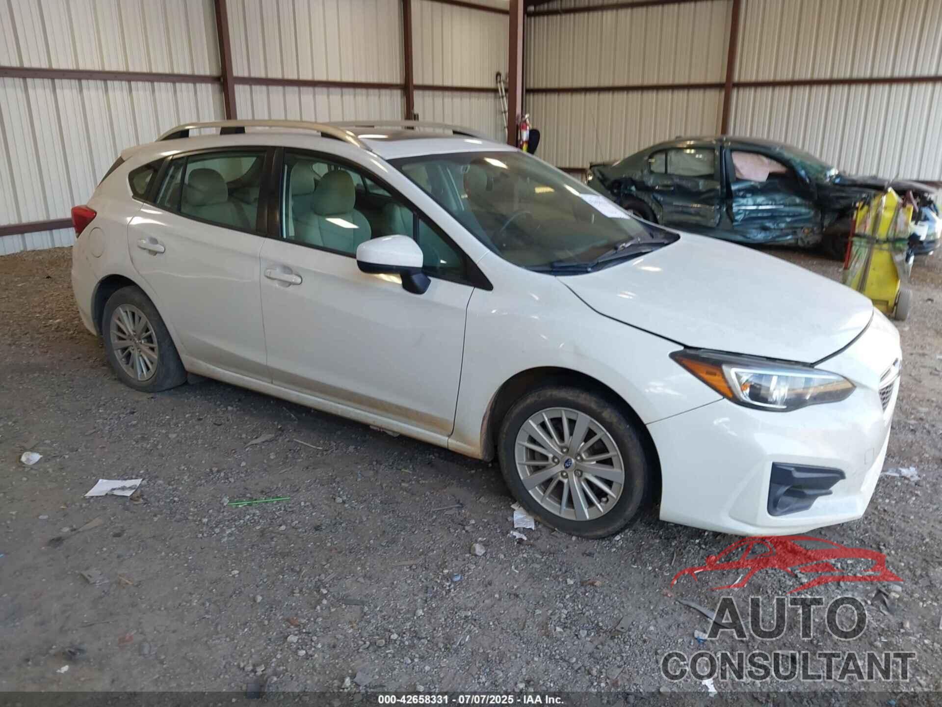 SUBARU IMPREZA 2017 - 4S3GTAD62H3744042