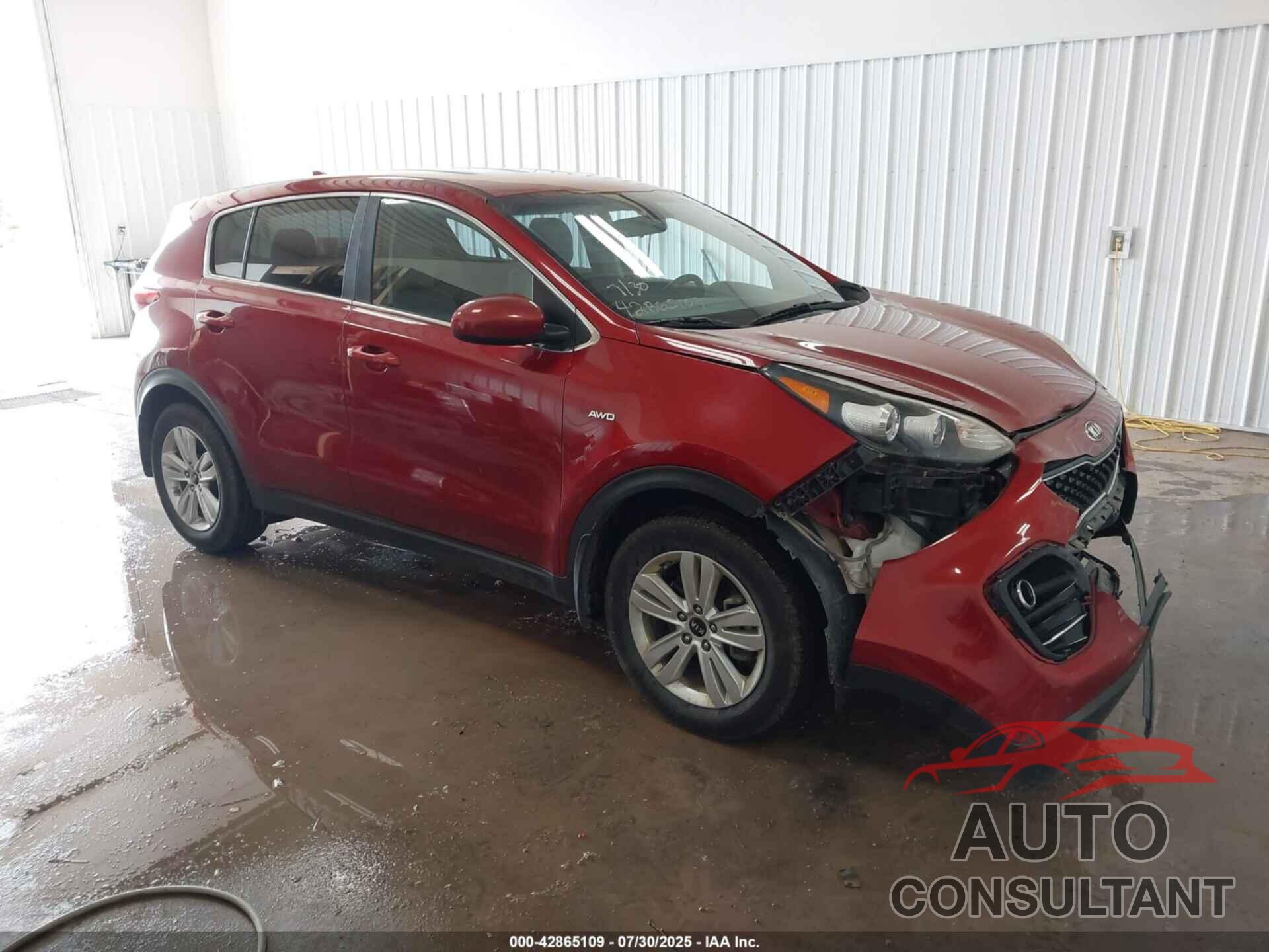 KIA SPORTAGE 2019 - KNDPMCAC2K7612546