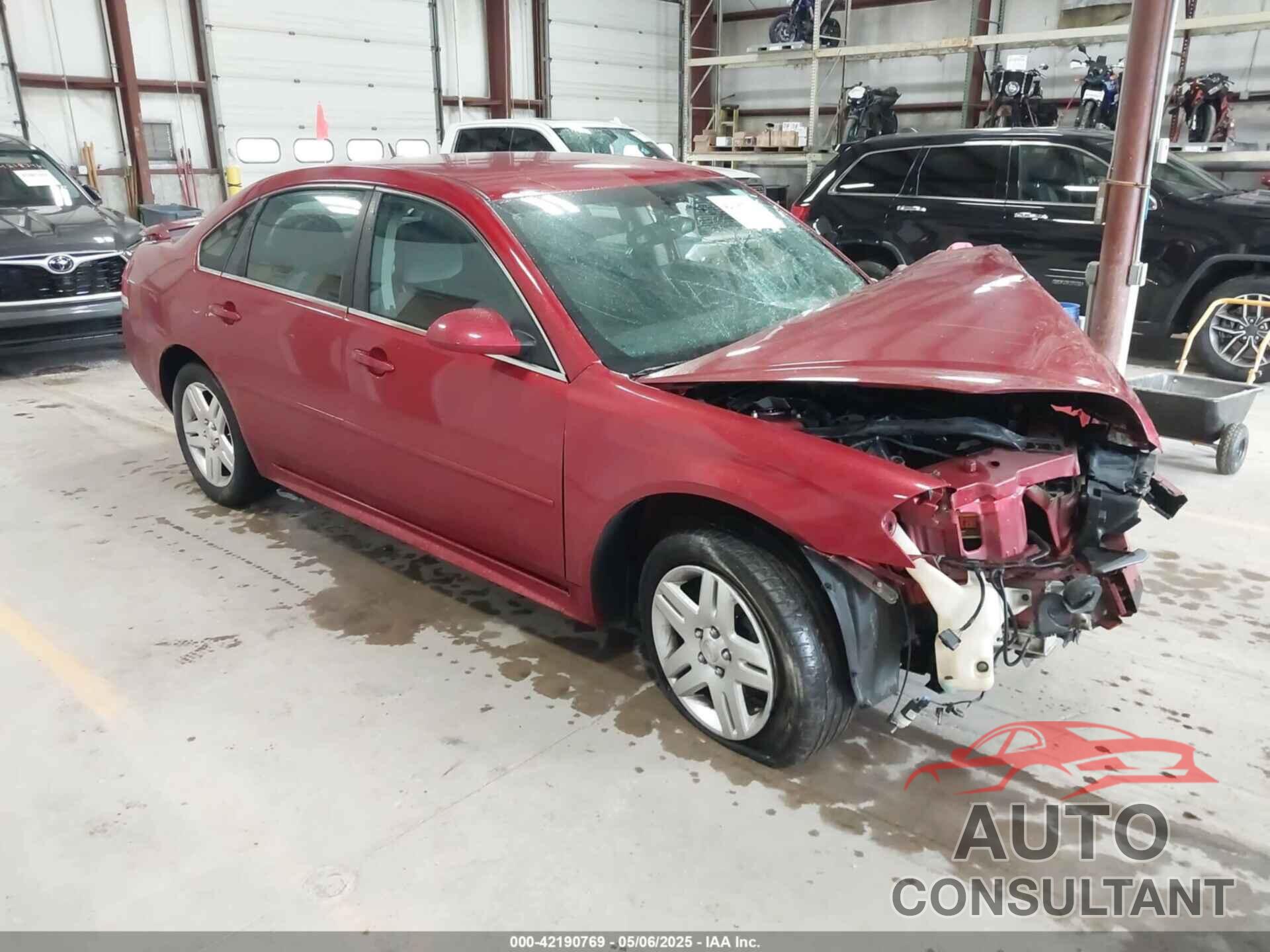 CHEVROLET IMPALA 2012 - 2G1WB5E38C1263004