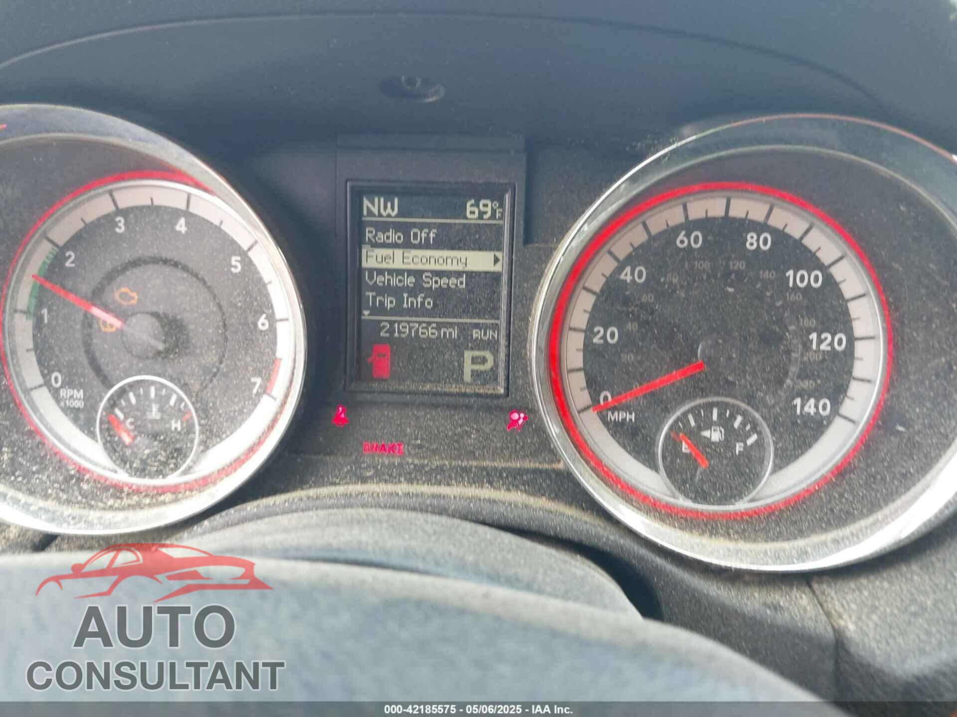 DODGE DURANGO 2013 - 1C4RDJAG4DC512491