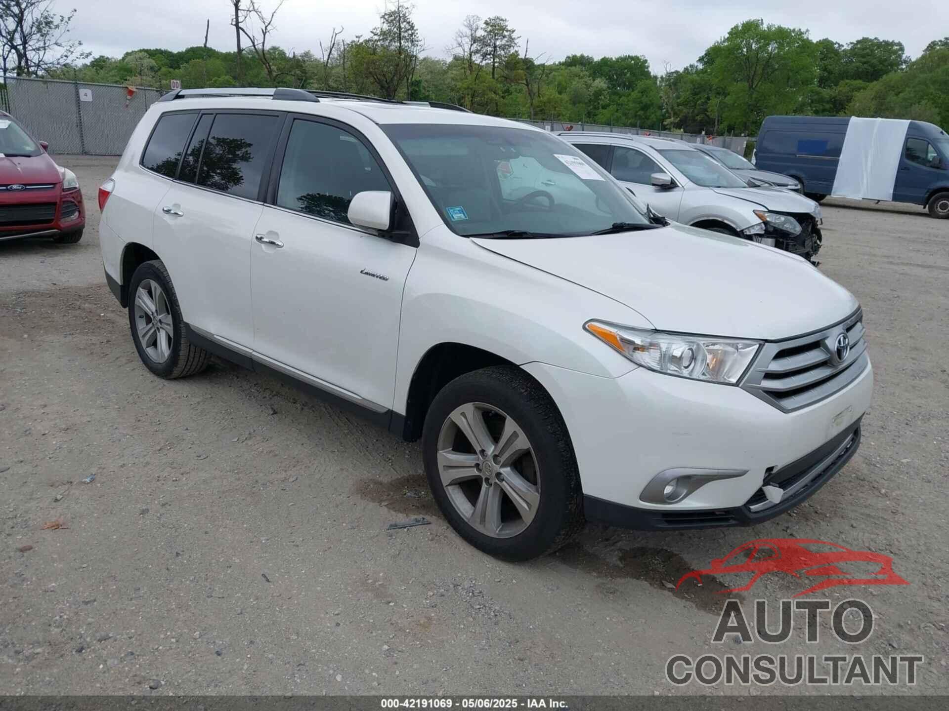 TOYOTA HIGHLANDER 2013 - 5TDDK3EH0DS228207