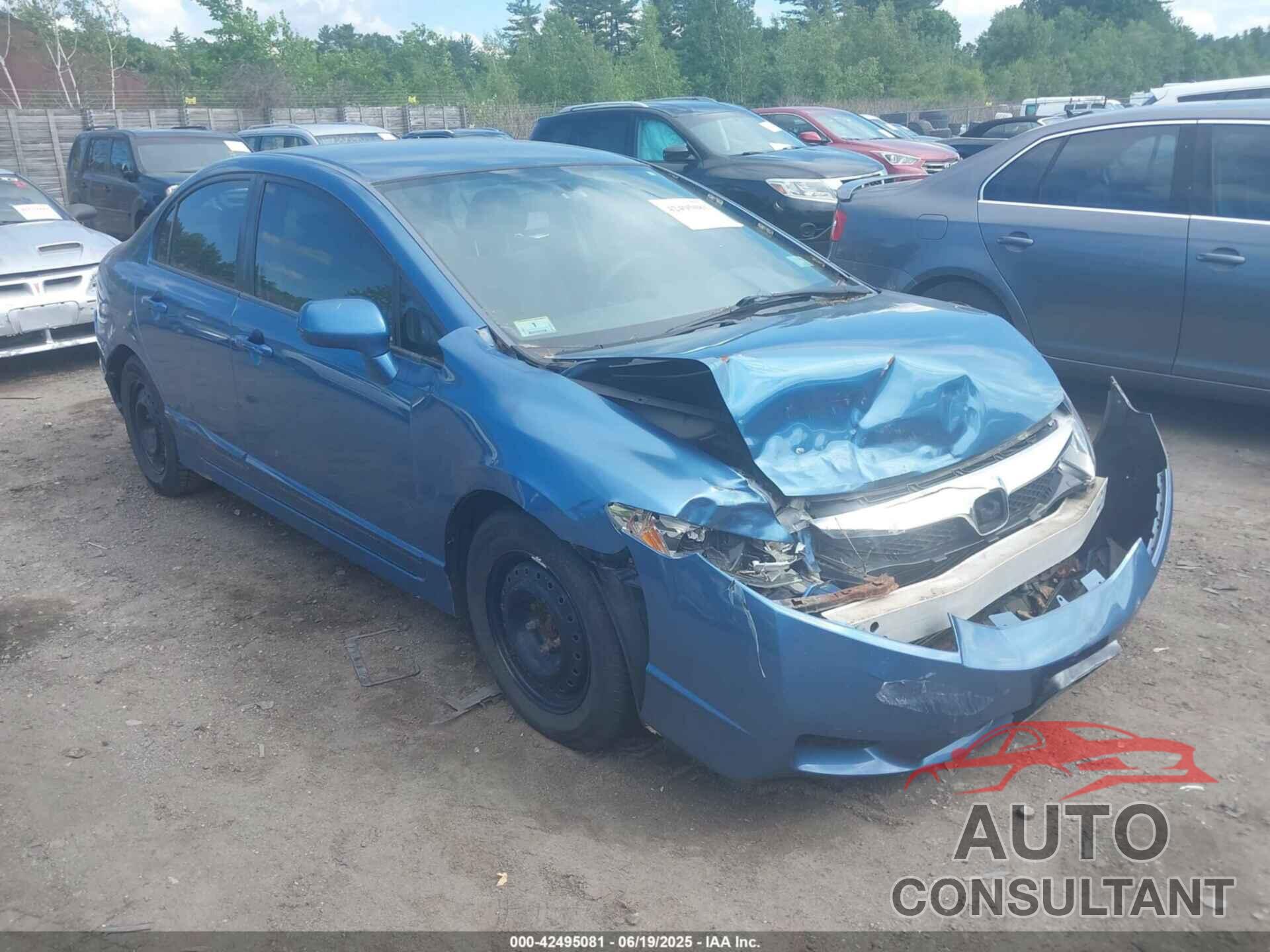 HONDA CIVIC 2011 - 2HGFA1F51BH524919