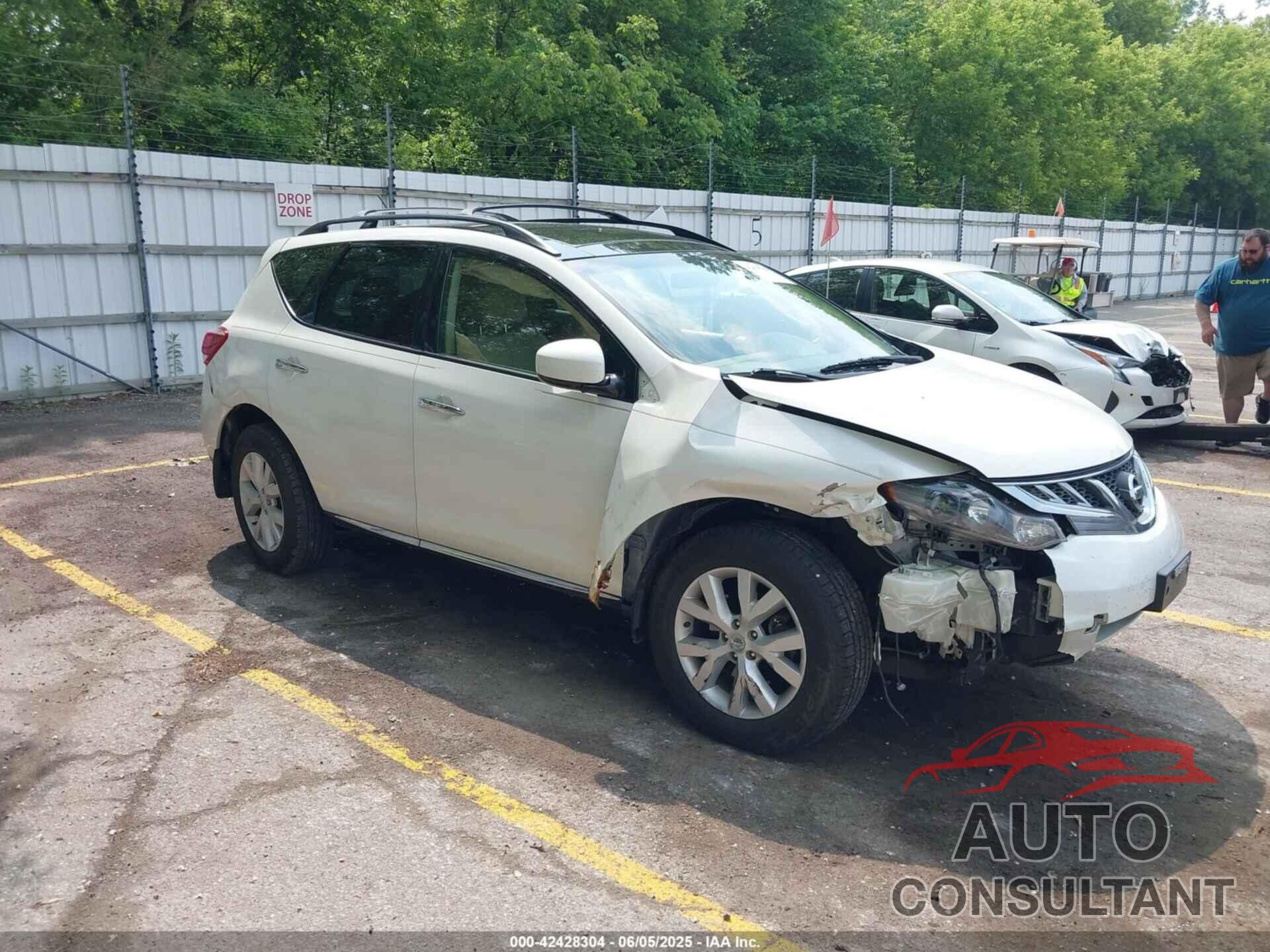 NISSAN MURANO 2012 - JN8AZ1MW6CW230131