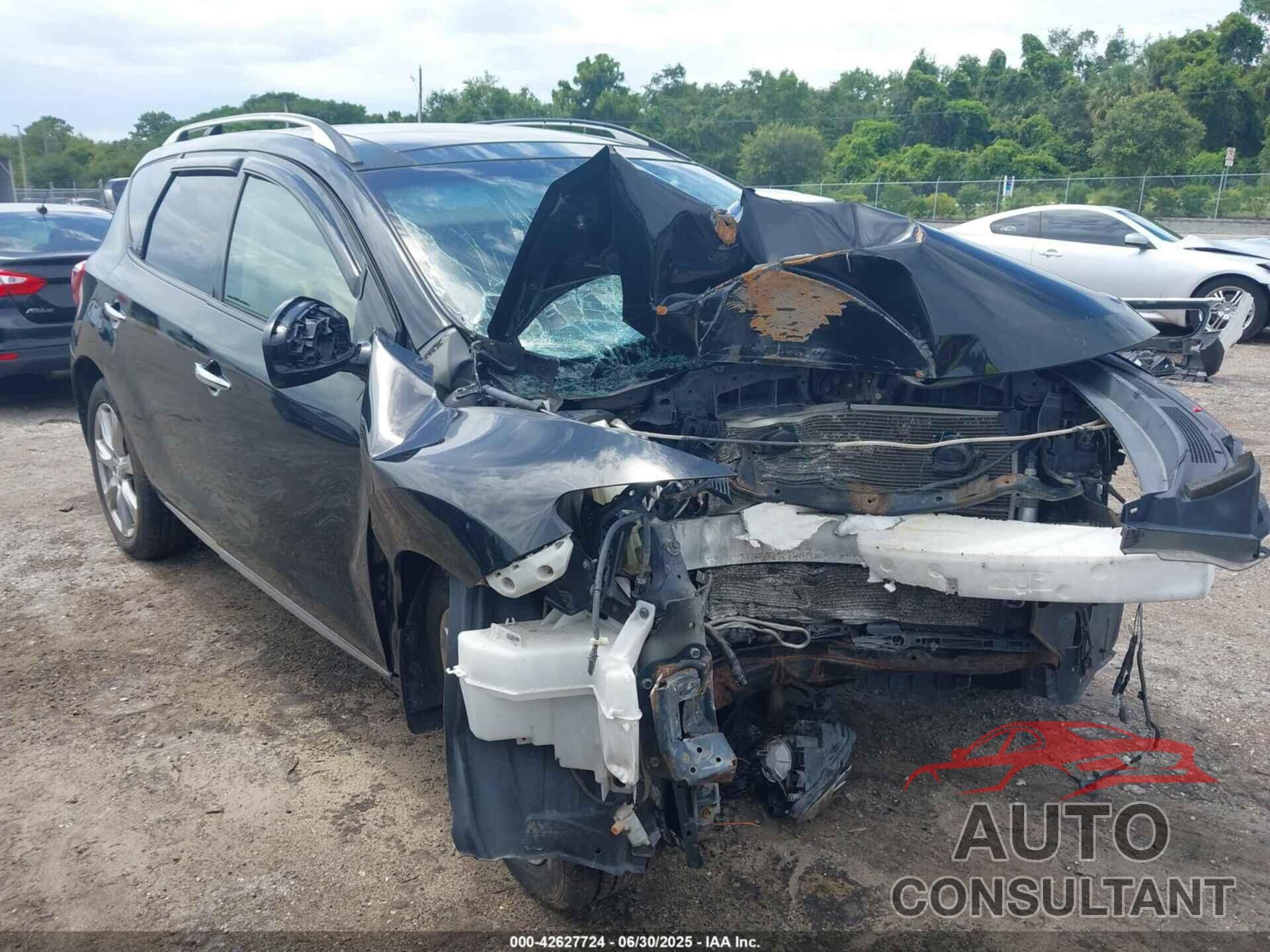 NISSAN MURANO 2012 - JN8AZ1MW0CW222932