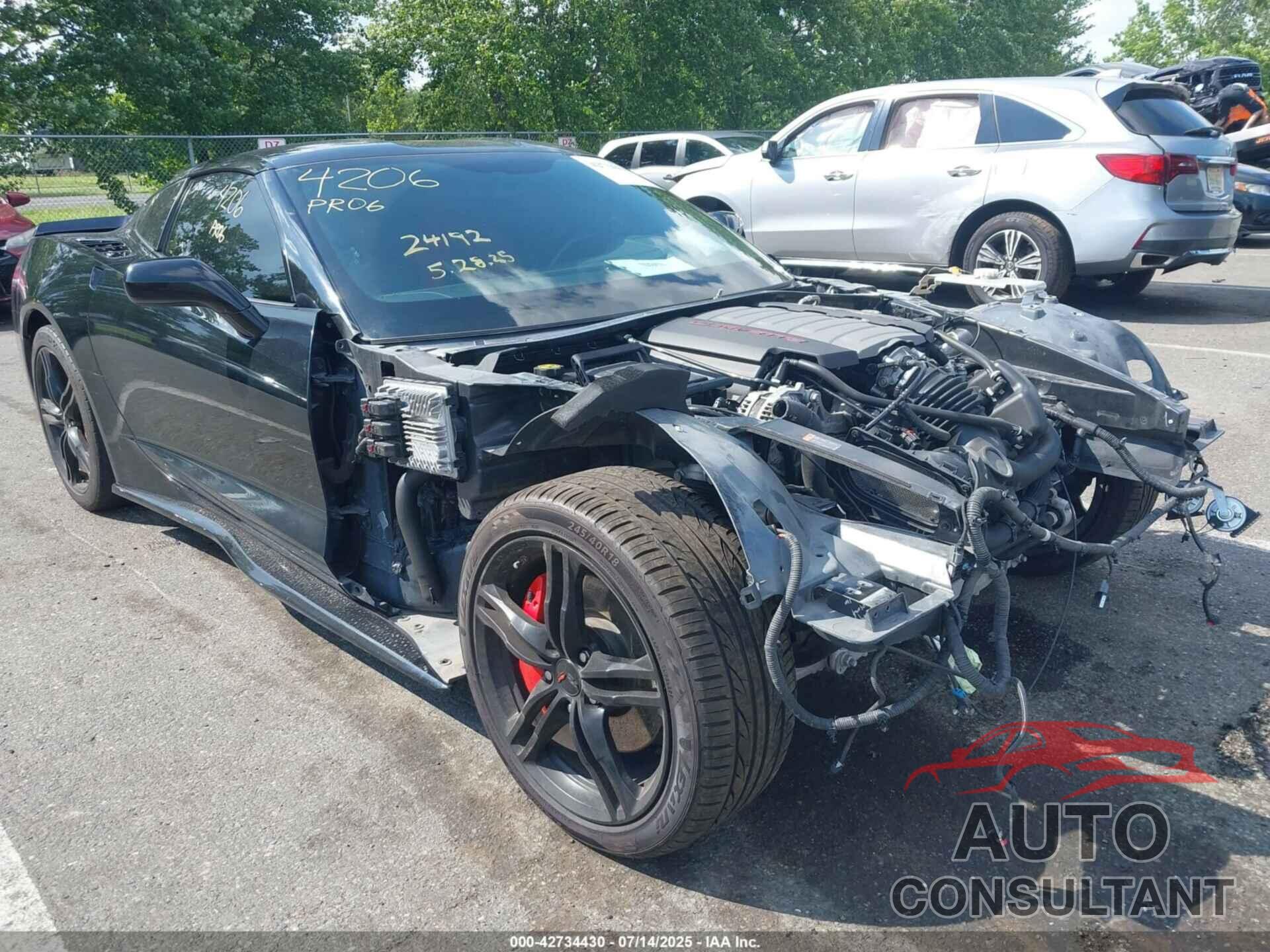 CHEVROLET CORVETTE 2016 - 1G1YB2D71G5122694