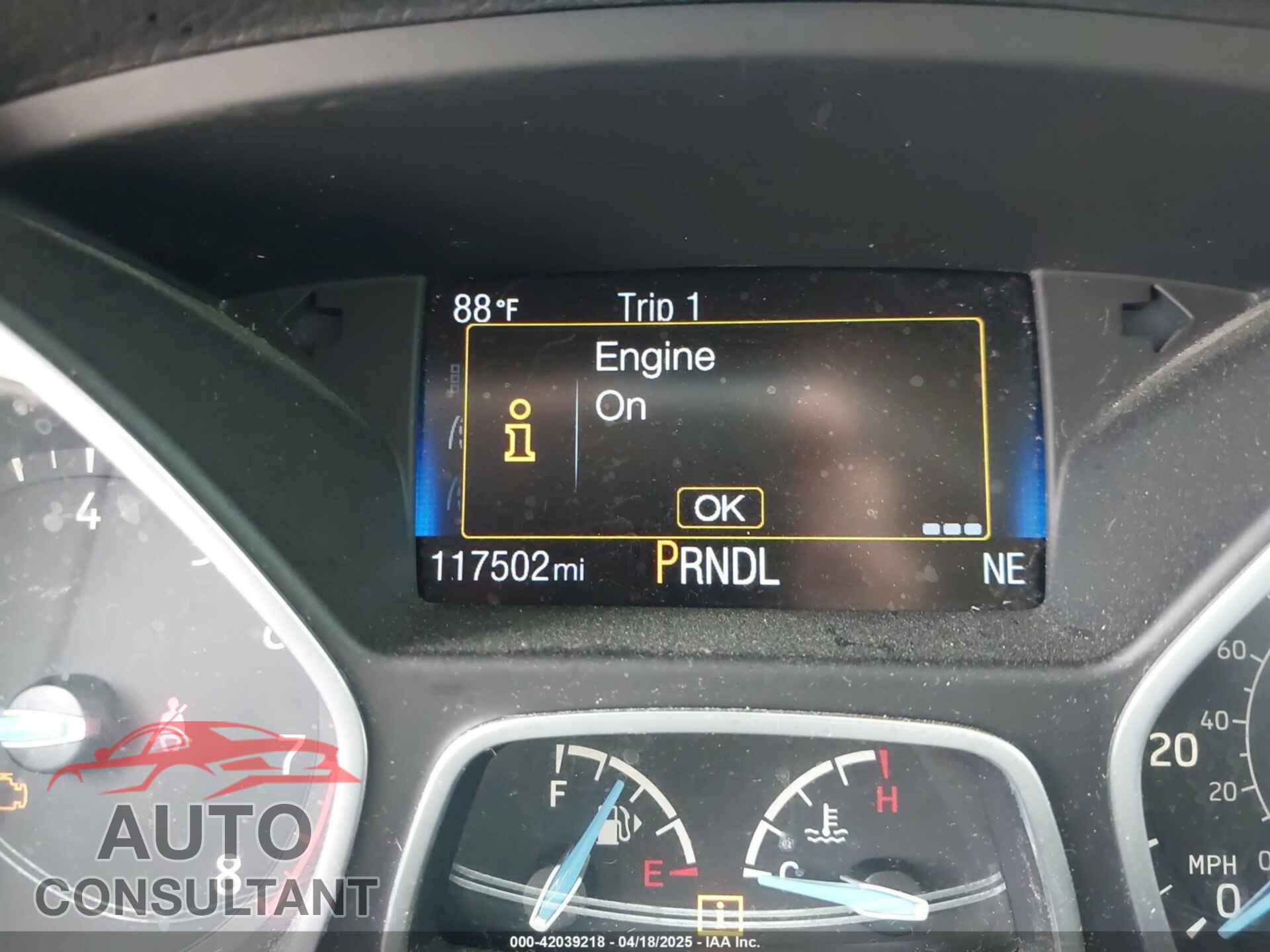 FORD FOCUS 2016 - 1FADP3F21GL249915
