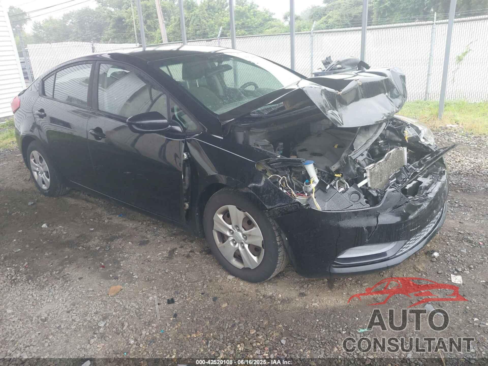 KIA FORTE 2015 - KNAFK4A61F5320547