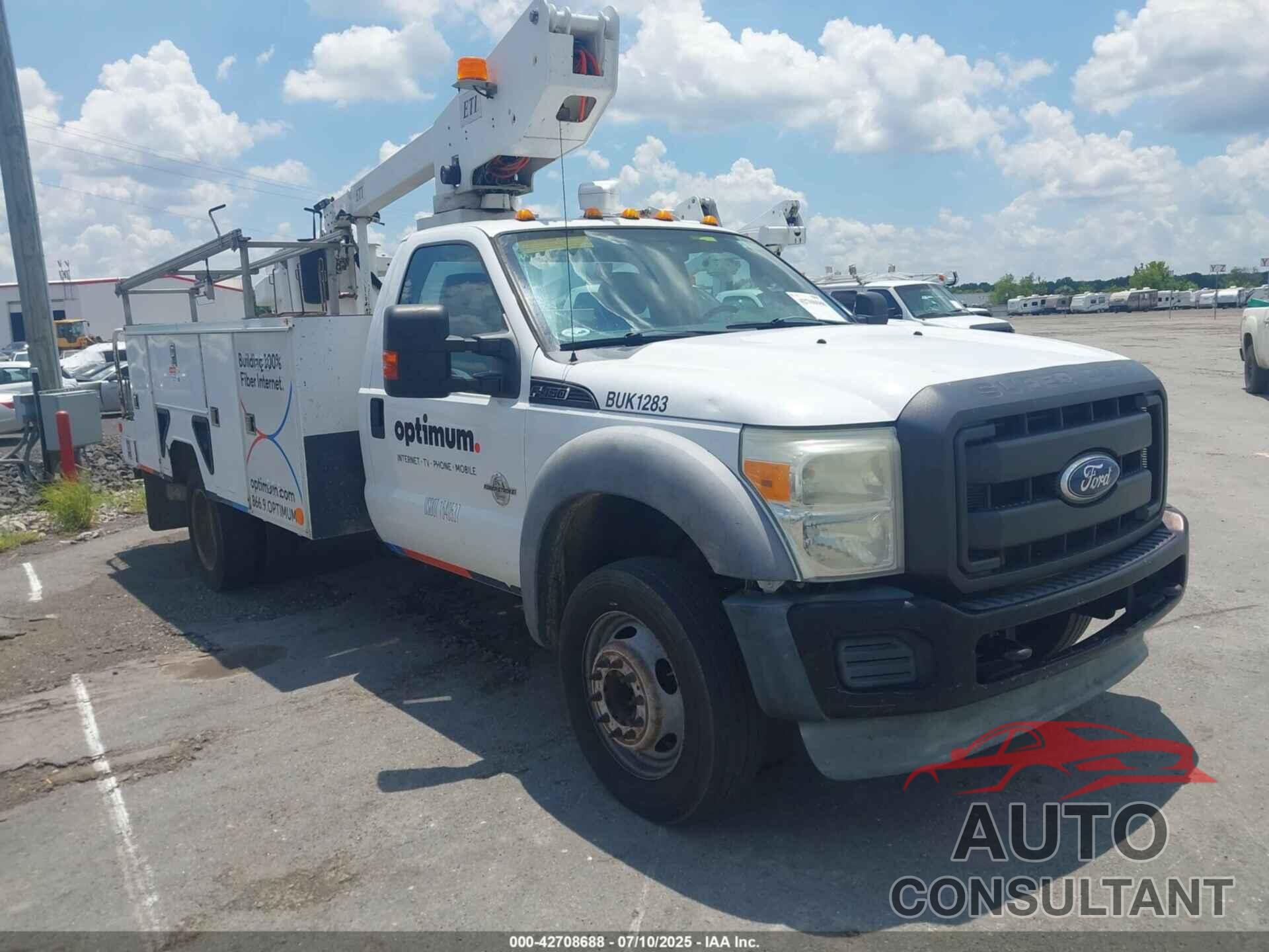 FORD F-450 CHASSIS 2011 - 1FDUF4GT4BEA47458