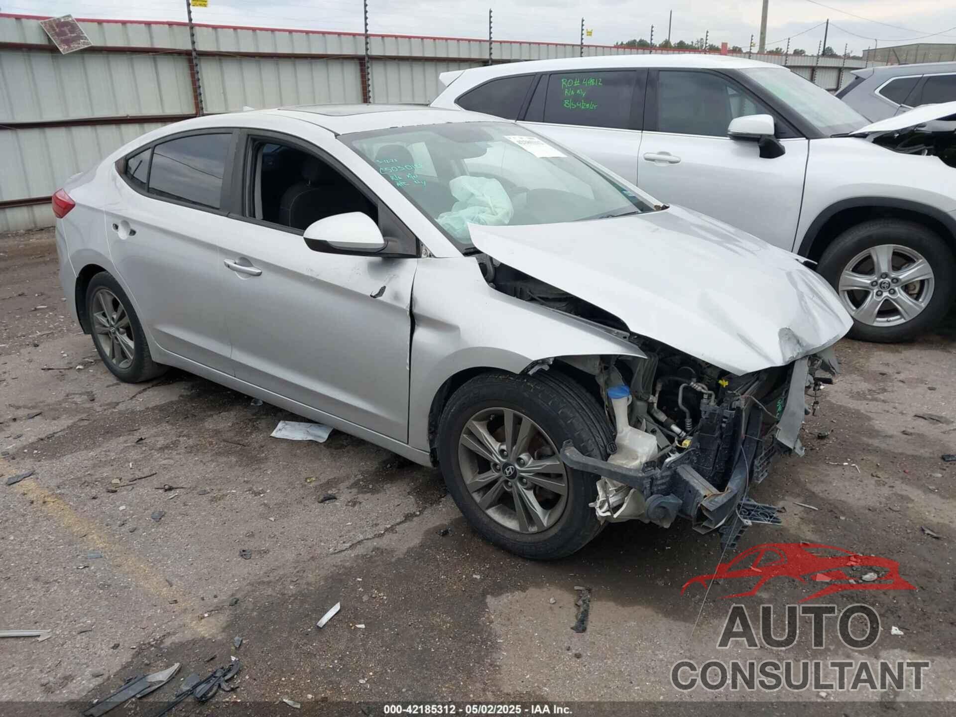 HYUNDAI ELANTRA 2017 - 5NPD84LF6HH161839