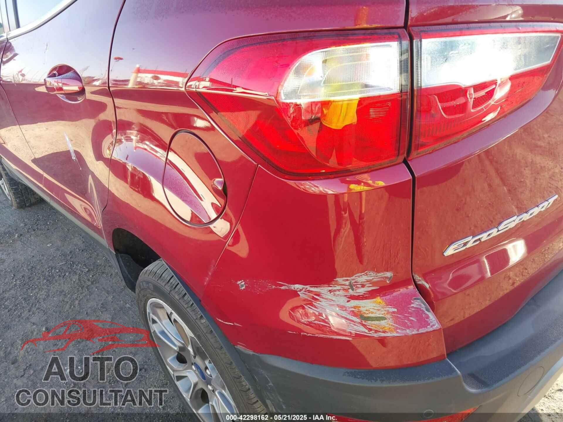 FORD ECOSPORT 2021 - MAJ6S3KL3MC436672