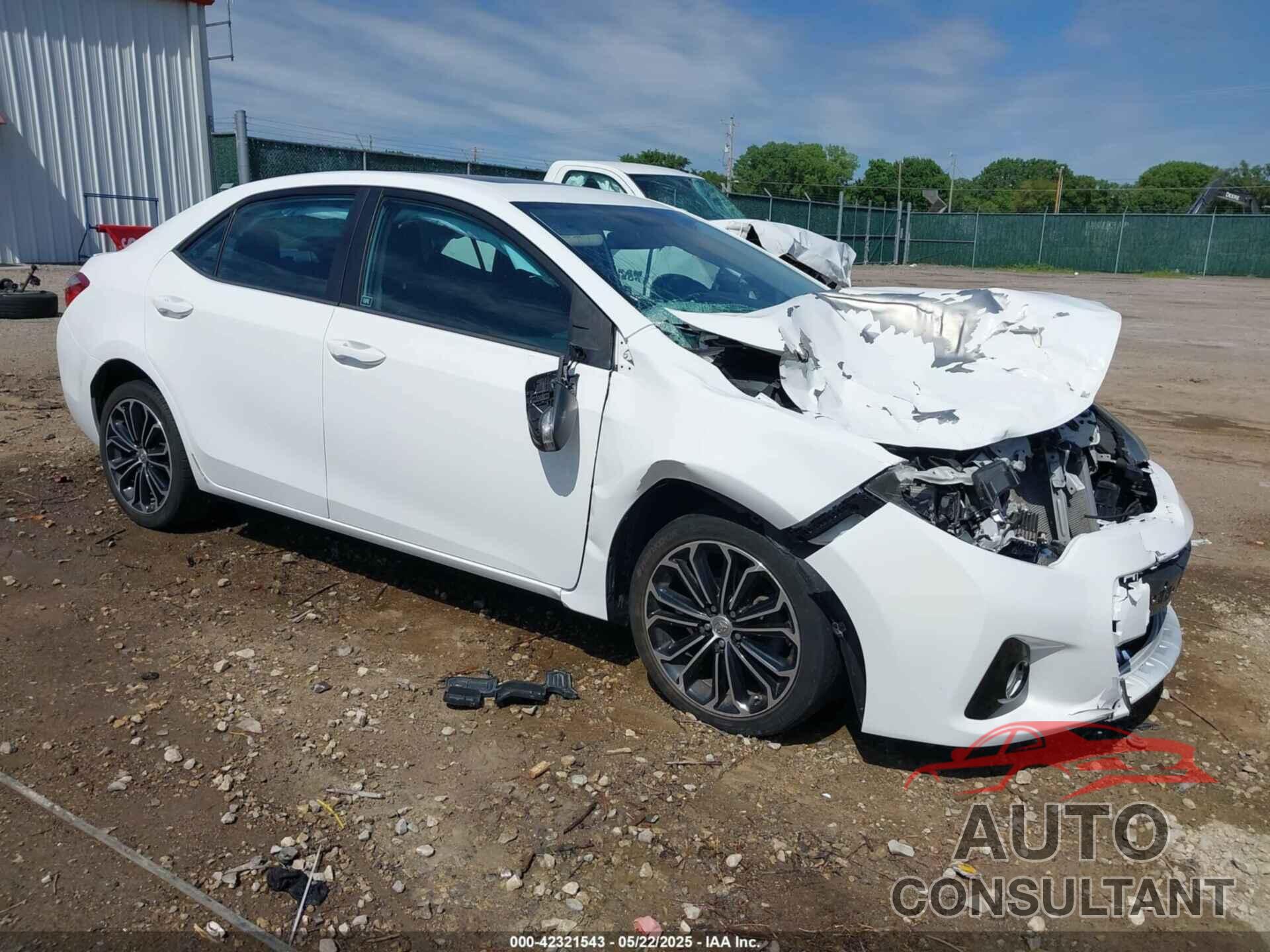 TOYOTA COROLLA 2015 - 5YFBURHEXFP197887