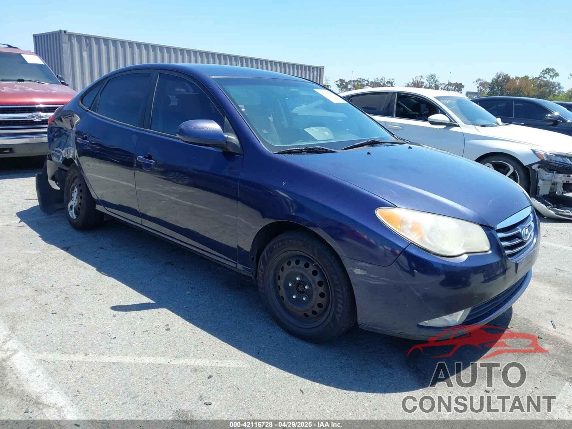 HYUNDAI ELANTRA 2010 - KMHDU4AD6AU133687