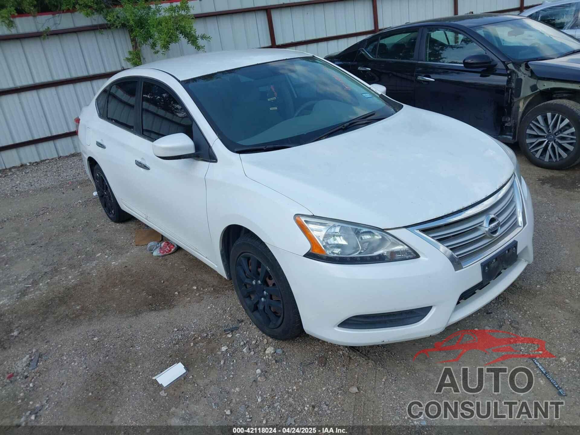 NISSAN SENTRA 2014 - 3N1AB7AP2EY258054