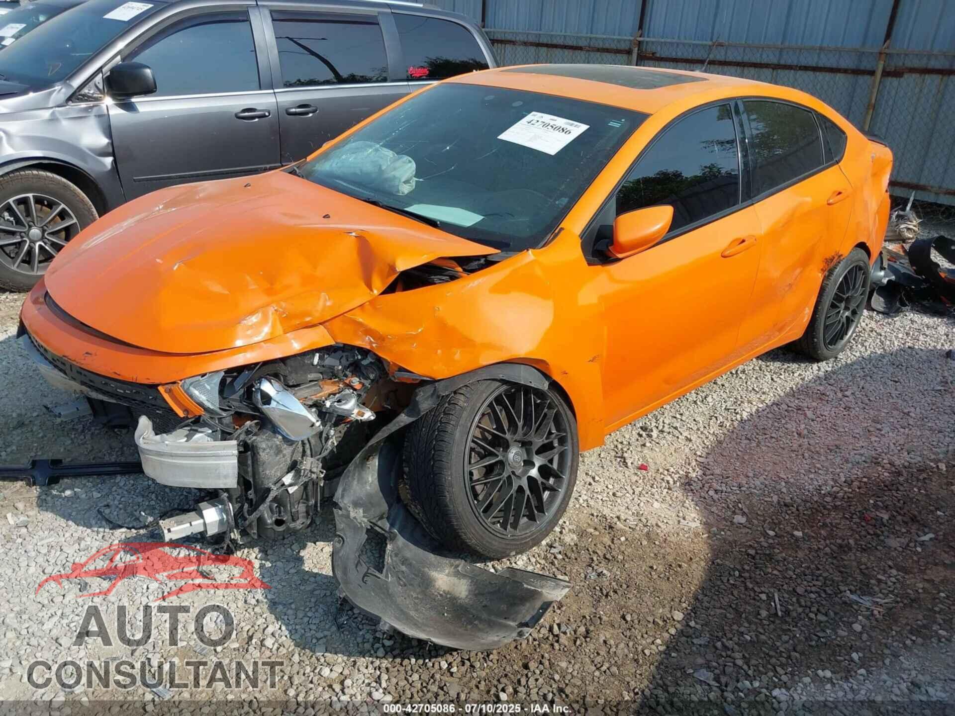 DODGE DART 2014 - 1C3CDFBB0ED863145