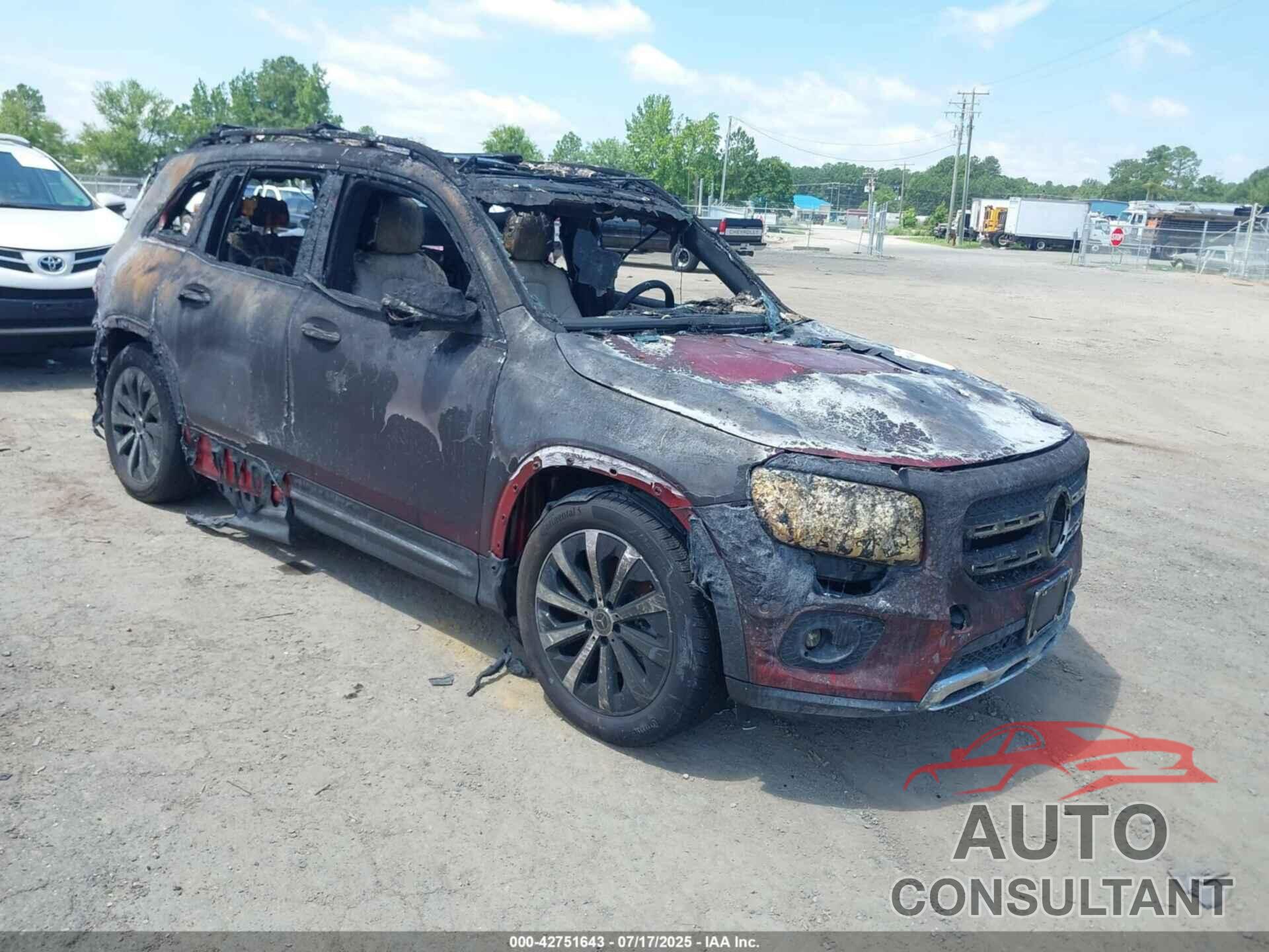 MERCEDES-BENZ GLB 250 2022 - W1N4M4HB9NW184239