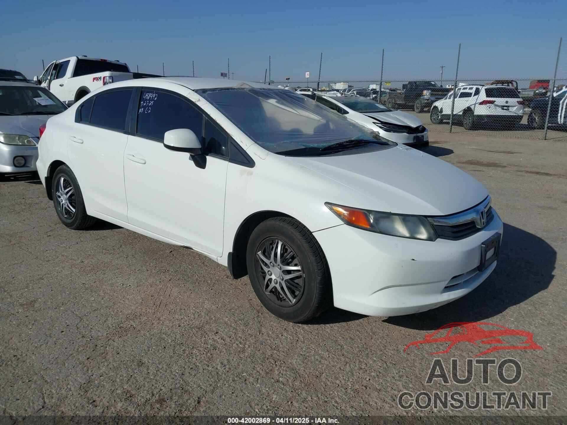 HONDA CIVIC 2012 - 2HGFB2F53CH558316