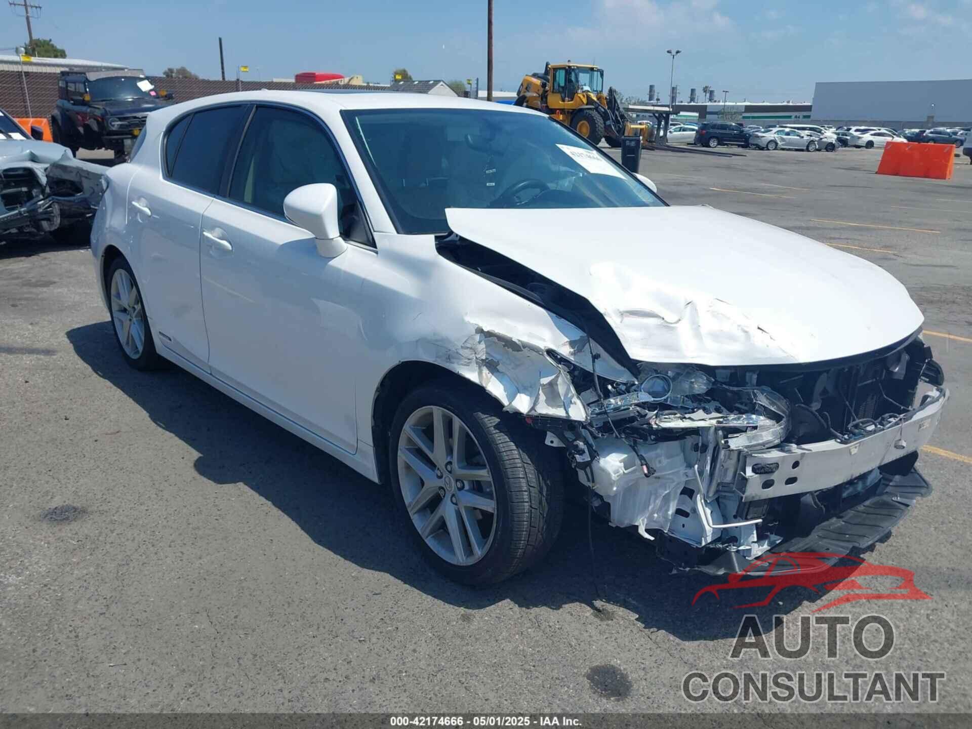 LEXUS CT 200H 2014 - JTHKD5BH9E2185172