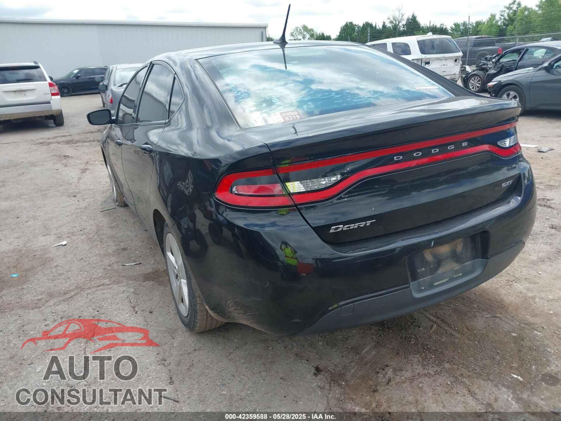 DODGE DART 2015 - 1C3CDFBB2FD251997