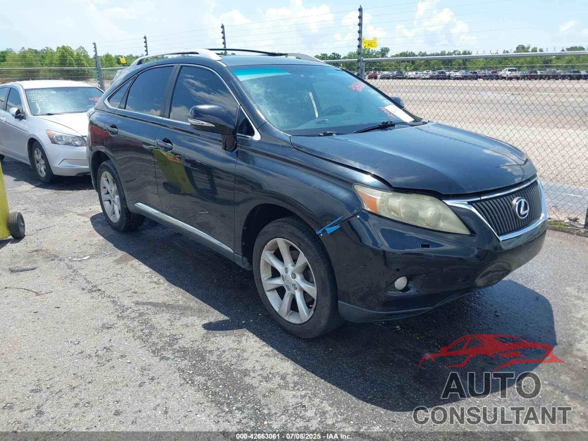 LEXUS RX 350 2011 - JTJZK1BAXB2004302