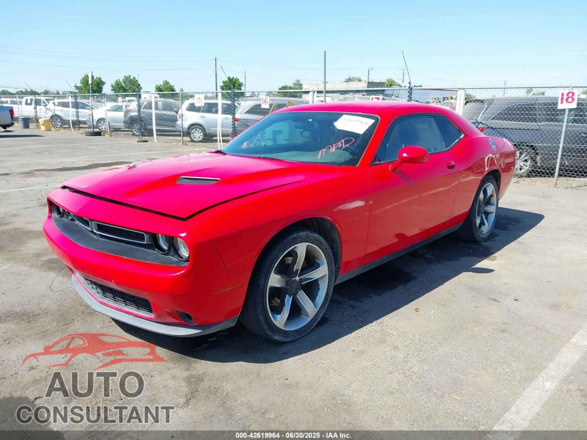 DODGE CHALLENGER 2015 - 2C3CDZAG8FH711293