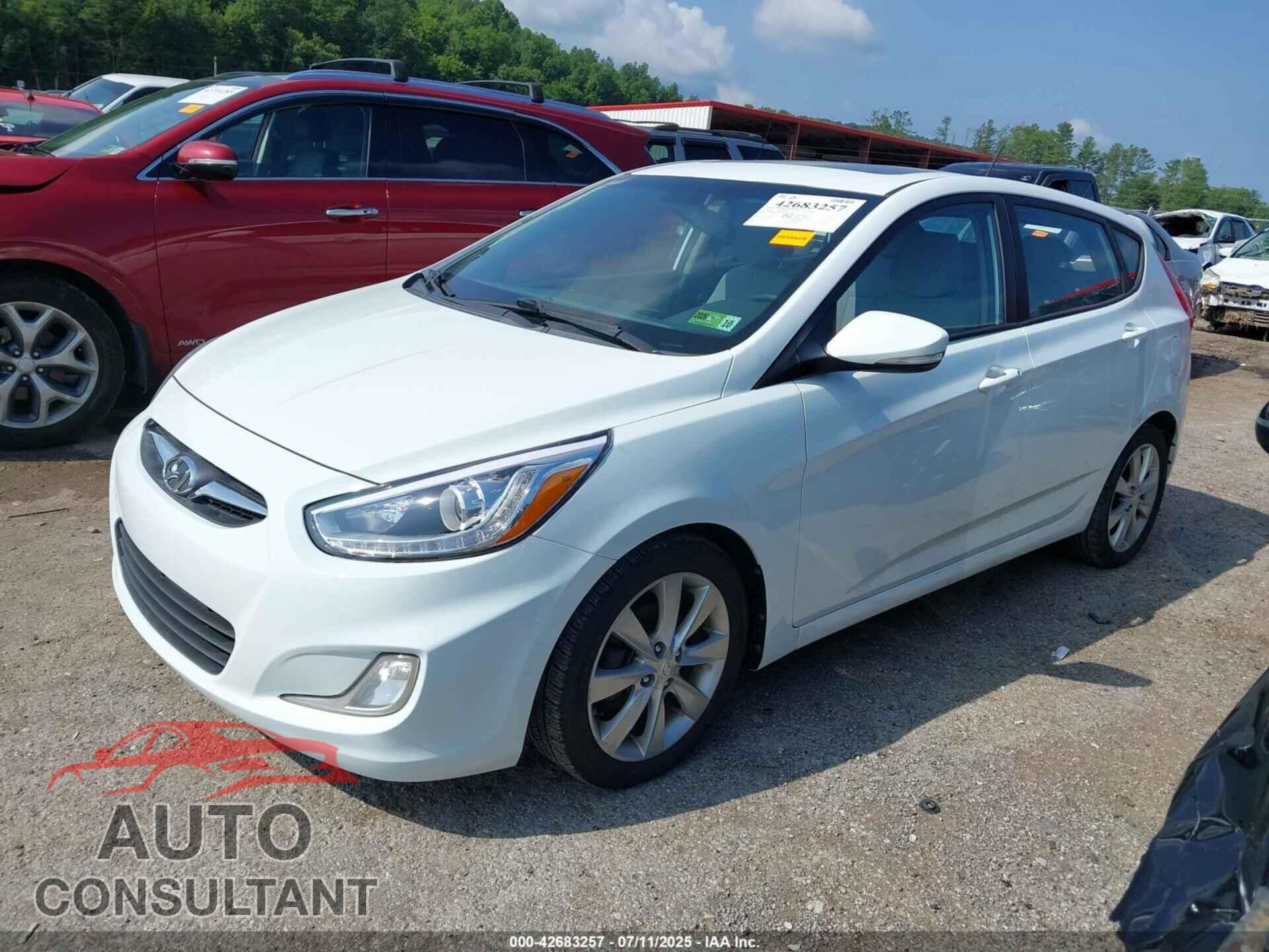 HYUNDAI ACCENT 2014 - KMHCU5AE5EU183920