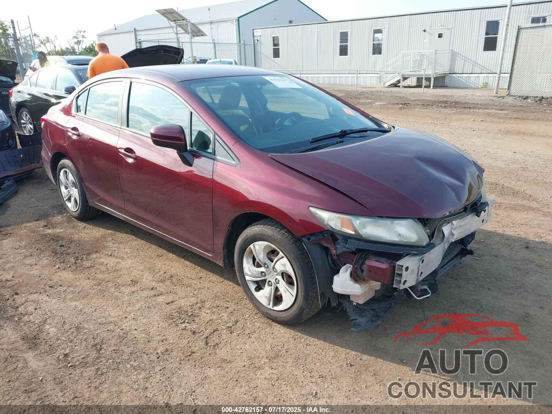 HONDA CIVIC 2014 - 19XFB2F54EE206424
