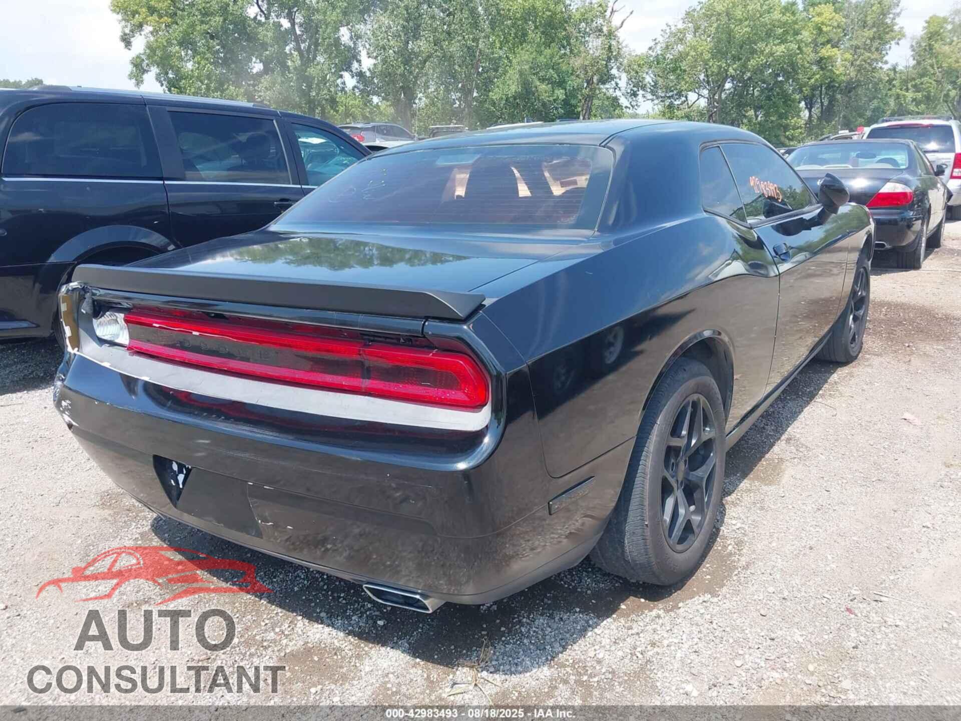 DODGE CHALLENGER 2013 - 2C3CDYAG9DH626017