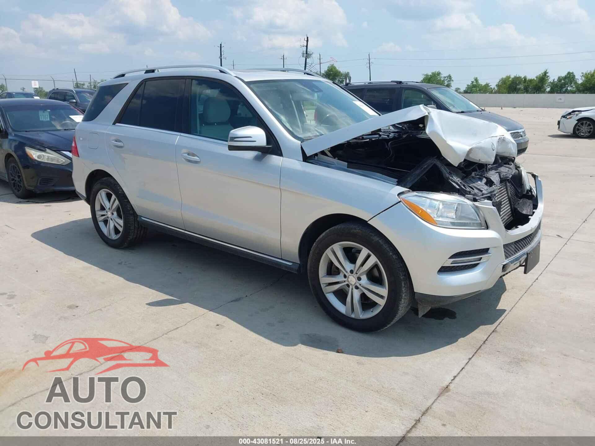 MERCEDES-BENZ ML 350 BLUETEC 2013 - 4JGDA2EB8DA233821
