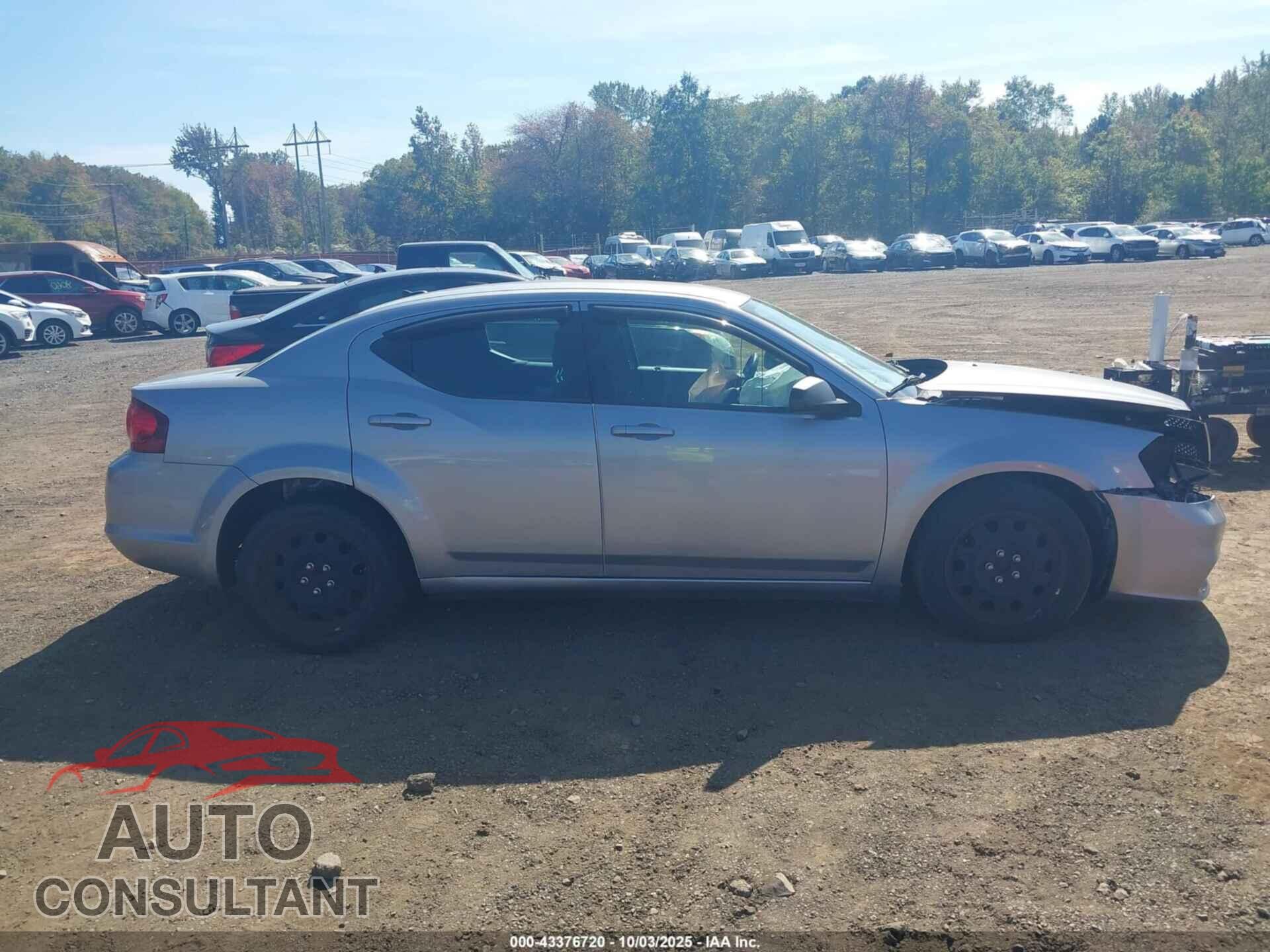 DODGE AVENGER 2013 - 1C3CDZAG4DN747938