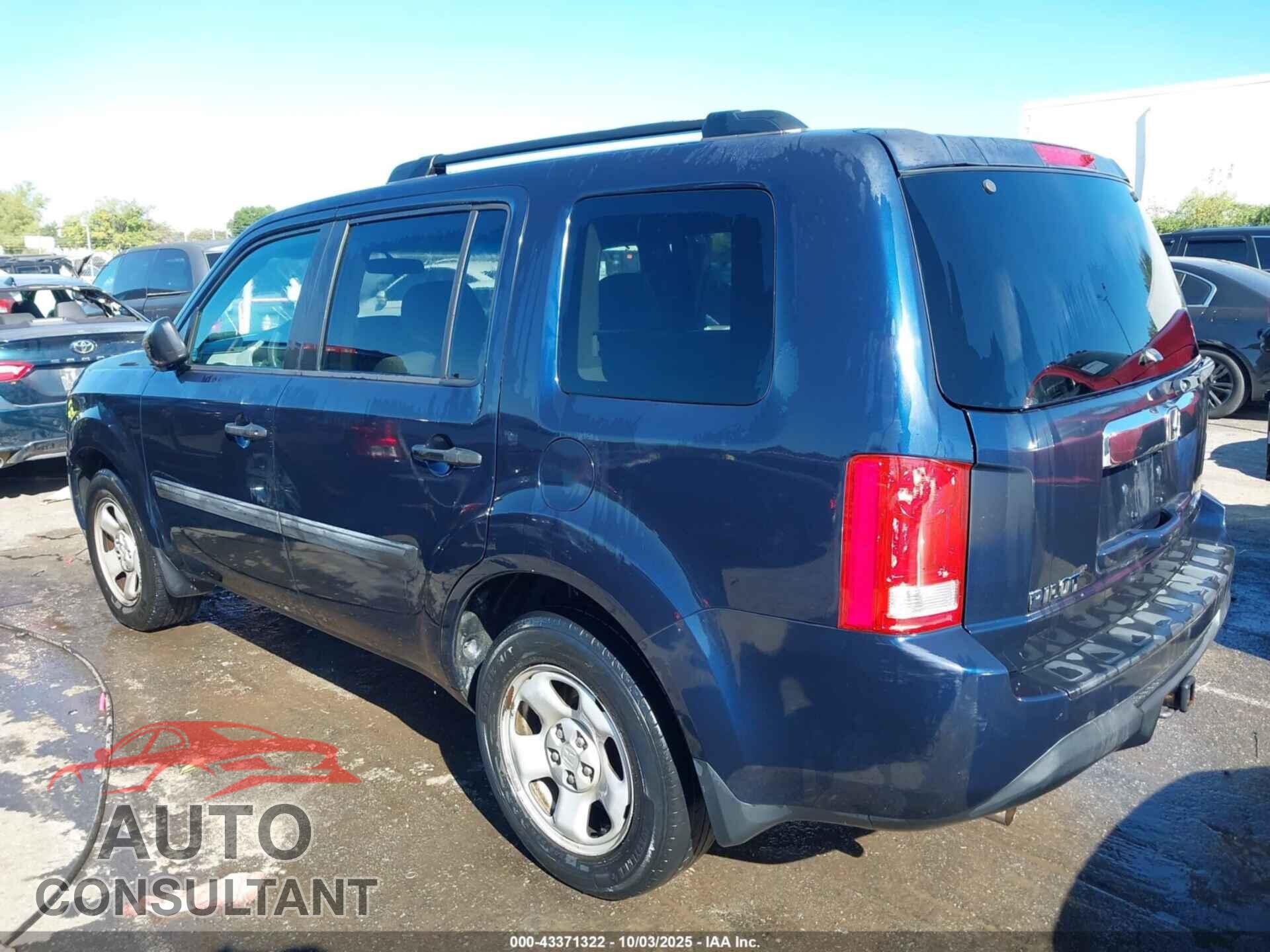 HONDA PILOT 2013 - 5FNYF4H26DB008786