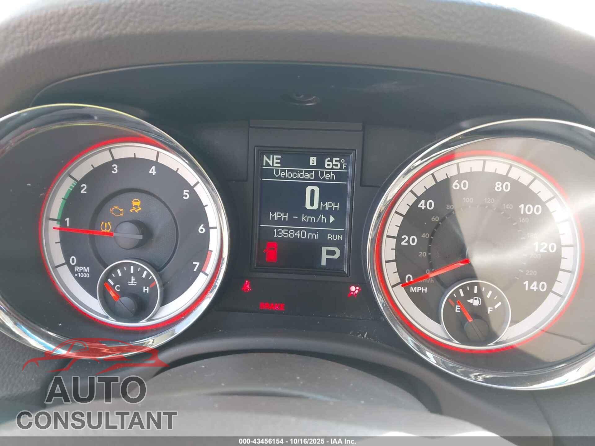 DODGE DURANGO 2012 - 1C4RDHAG0CC358515